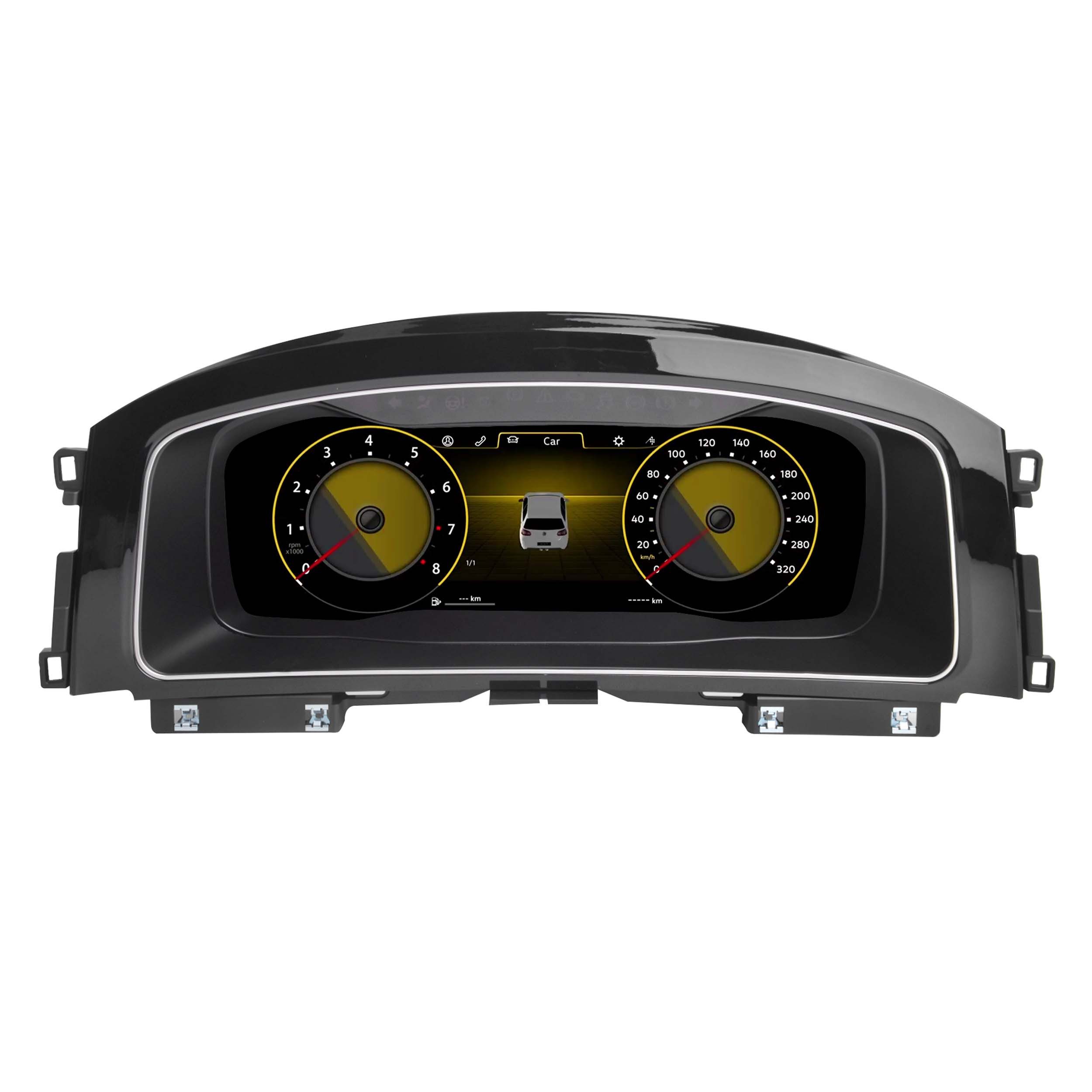 TAFFIO Tachometer Für VW Golf 7 MK7 GTI R-Line Digital Tacho Vitual Cockpit CarPlay