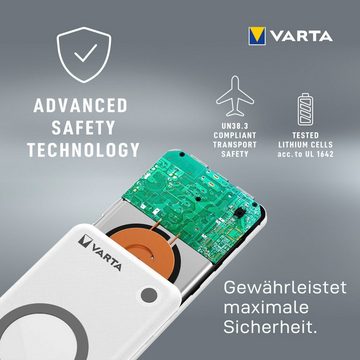 VARTA VARTA Wireless Power Bank 10000 mAh mit Ladekabel Powerbank