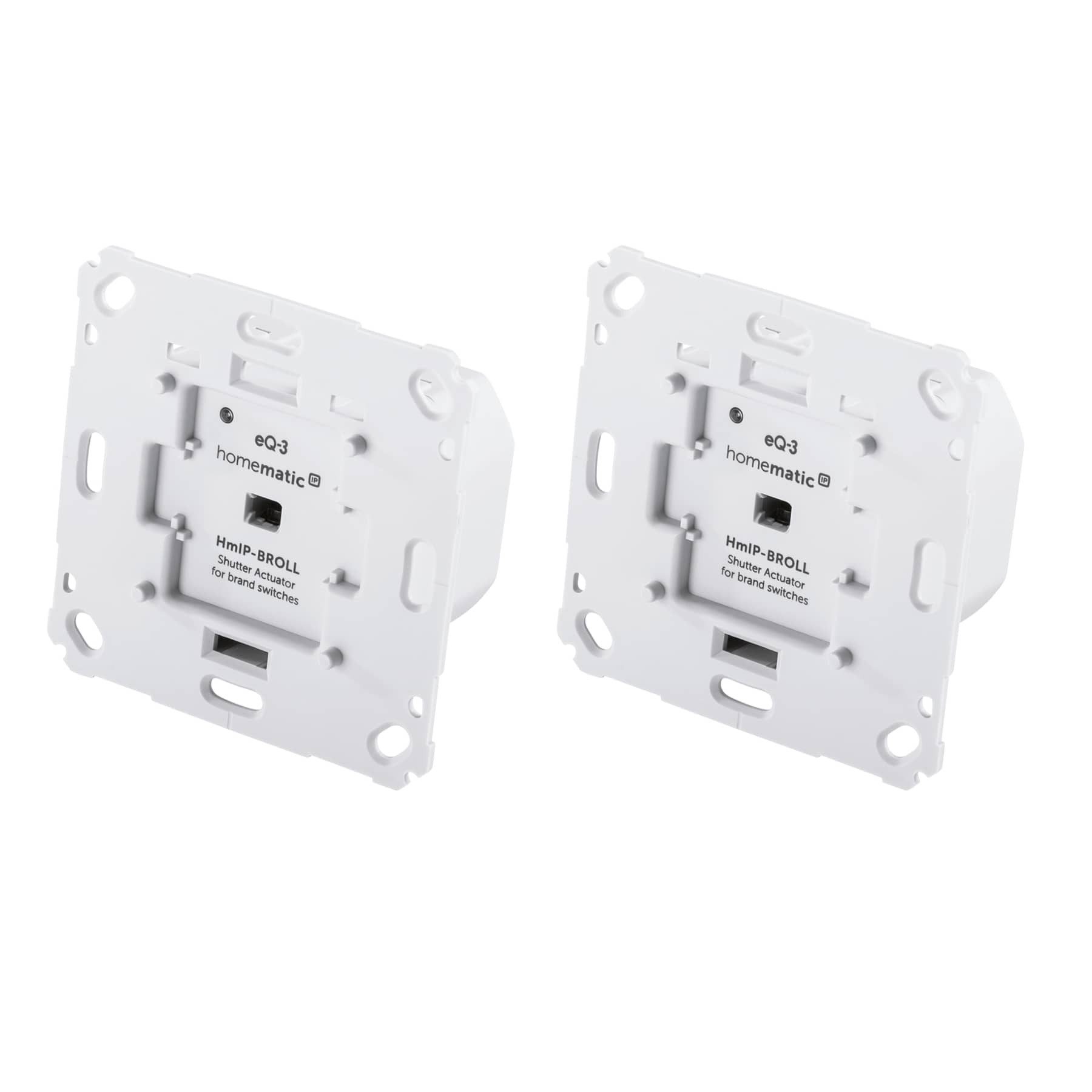 Homematic IP Rollladenmotor HOMEMATIC IP Smart Home 151322A0, Rollladenaktor, 2 Stück