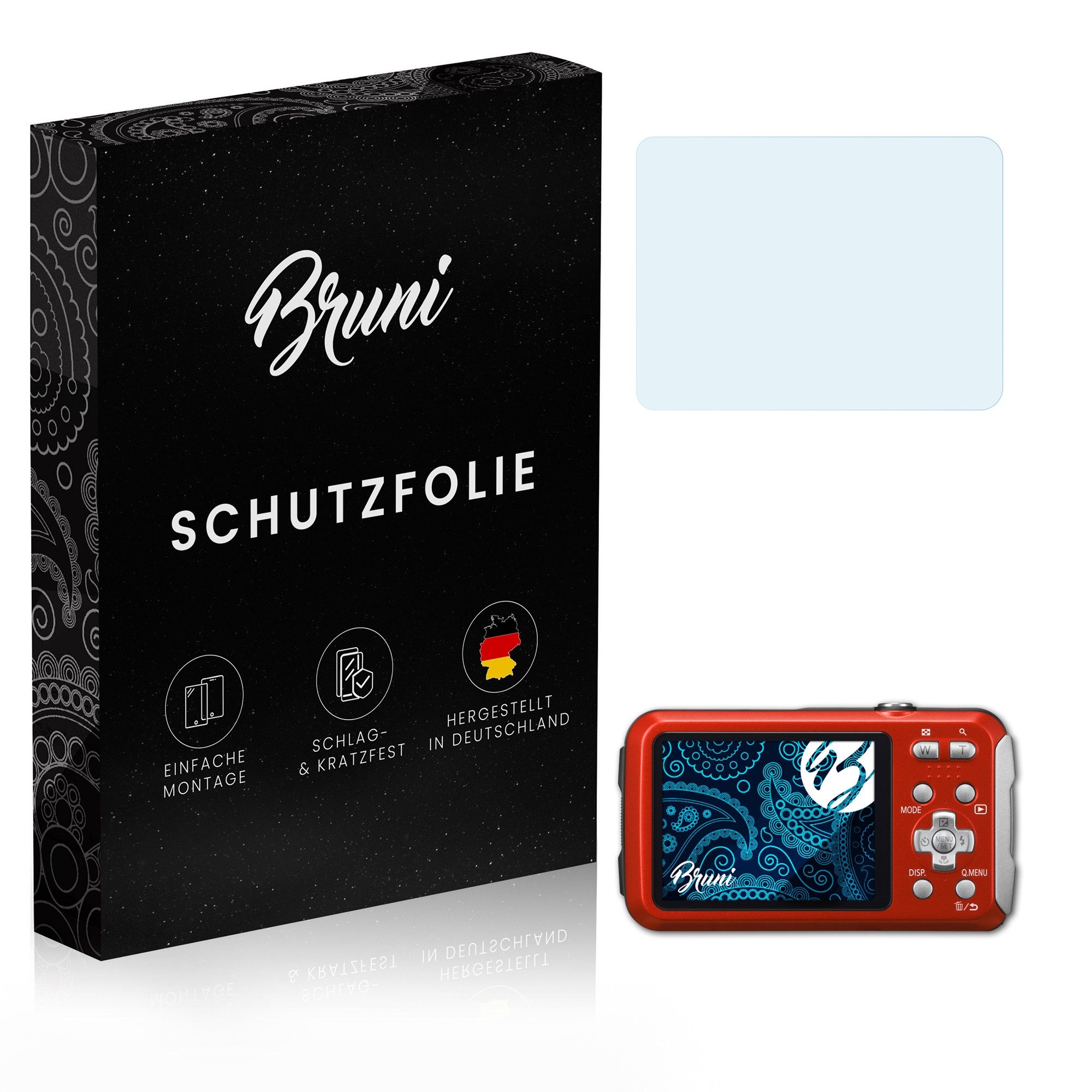 Schutzfolie Glasklare Displayschutzfolie für Lumix DMC-FT30