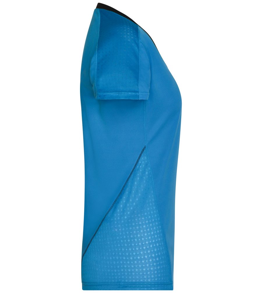James & Nicholson Laufshirt Doppelpack Damen Kurzarm Laufshirt Running T-Shirt JN471 (Doppelpack, 2 Stück) Atmungsaktiv und Feuchtigkeitsregulierend