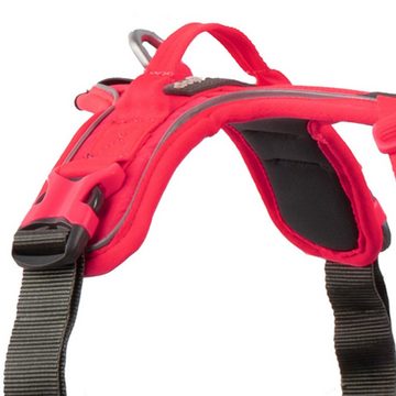 Non-stop dogwear Hunde-Geschirr RAMBLE HARNESS black/pink, Wander- und Alltagsgeschirr für Hunde