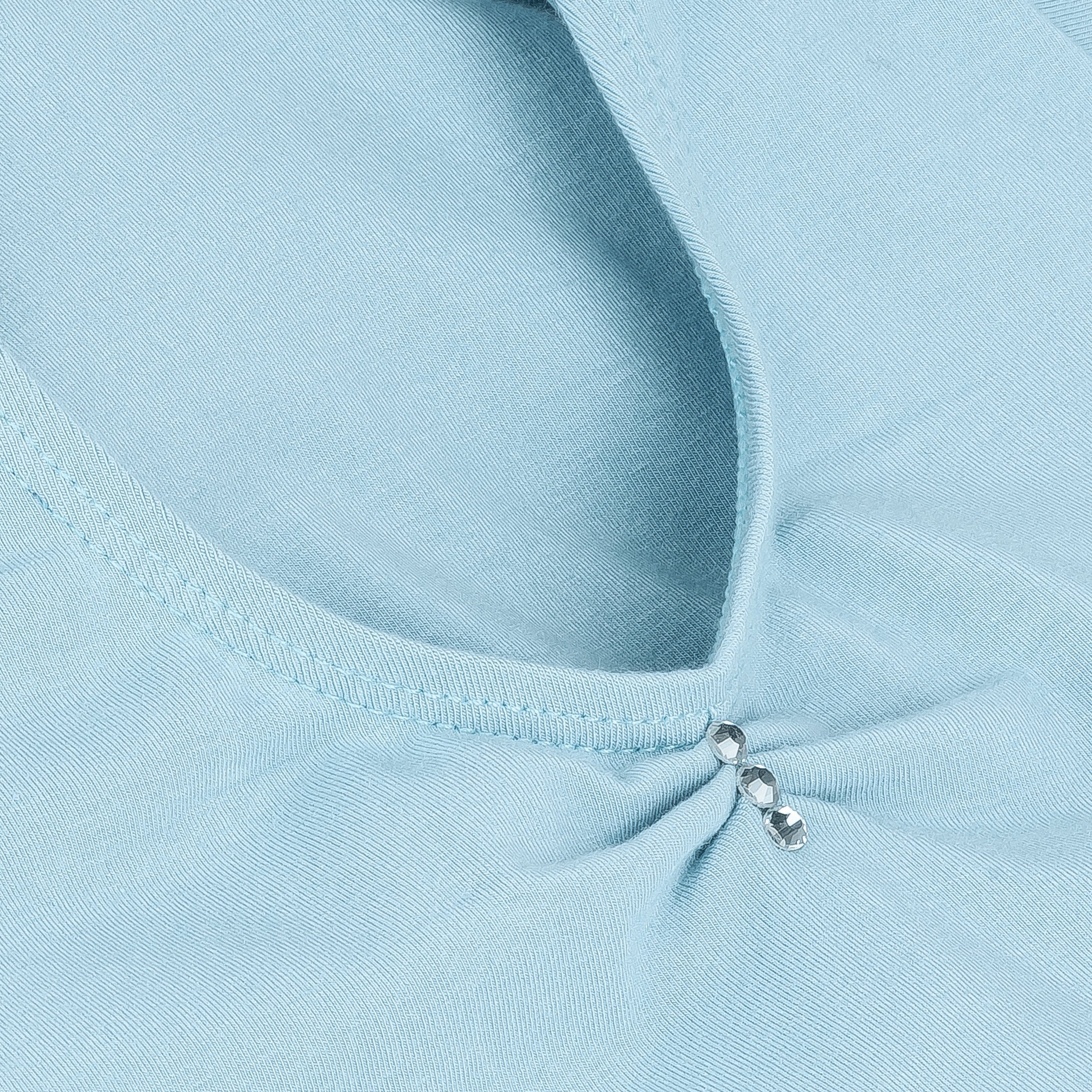 tanzmuster Tüllkleid Ballett Tutu Nele mit Glitzersteinen Kurzarm Ballettkleid aus weicher Baumwolle mit Tüllrock für Mädchen