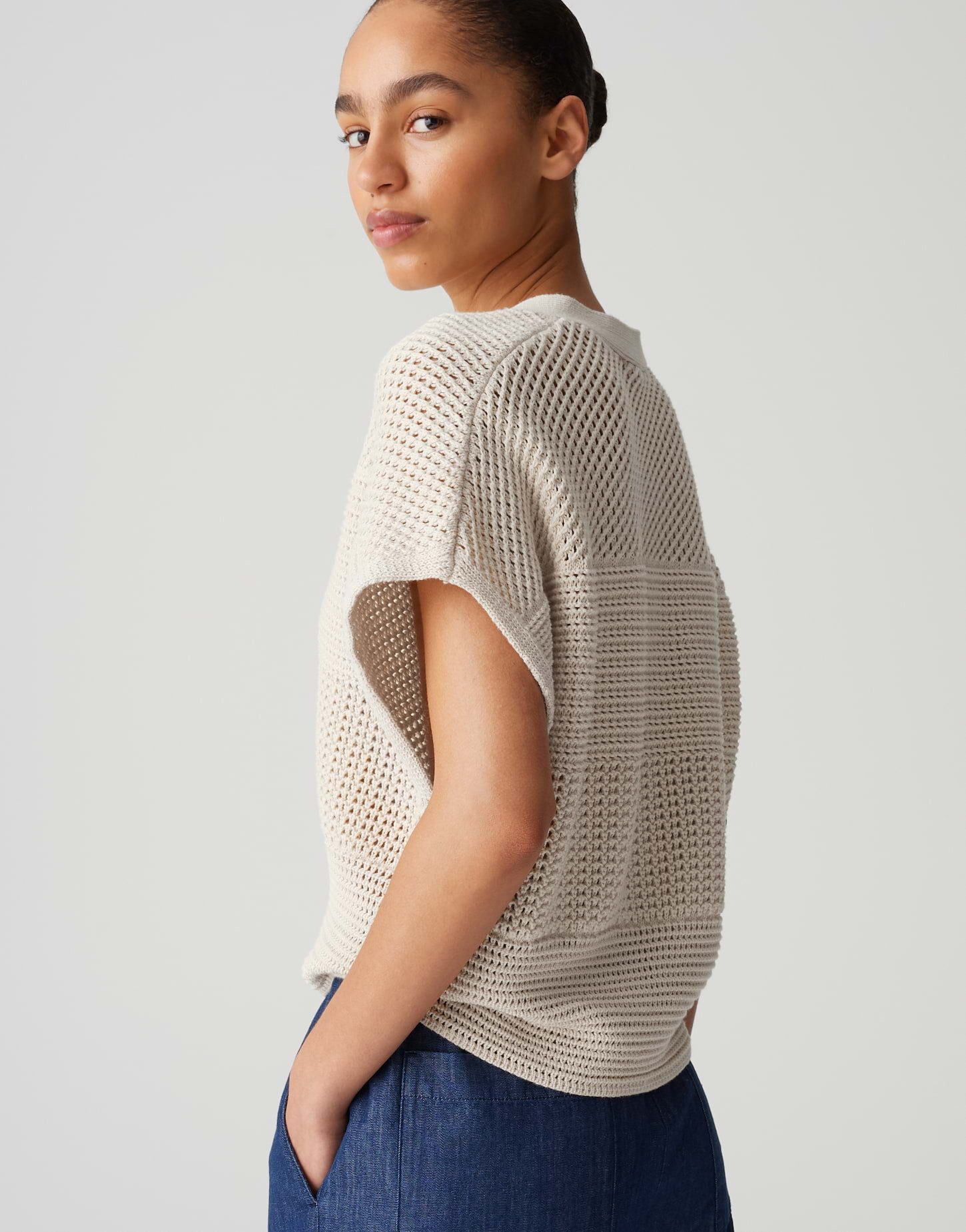OPUS Strickpullover PEKINA aus nachhaltiger Baumwolle