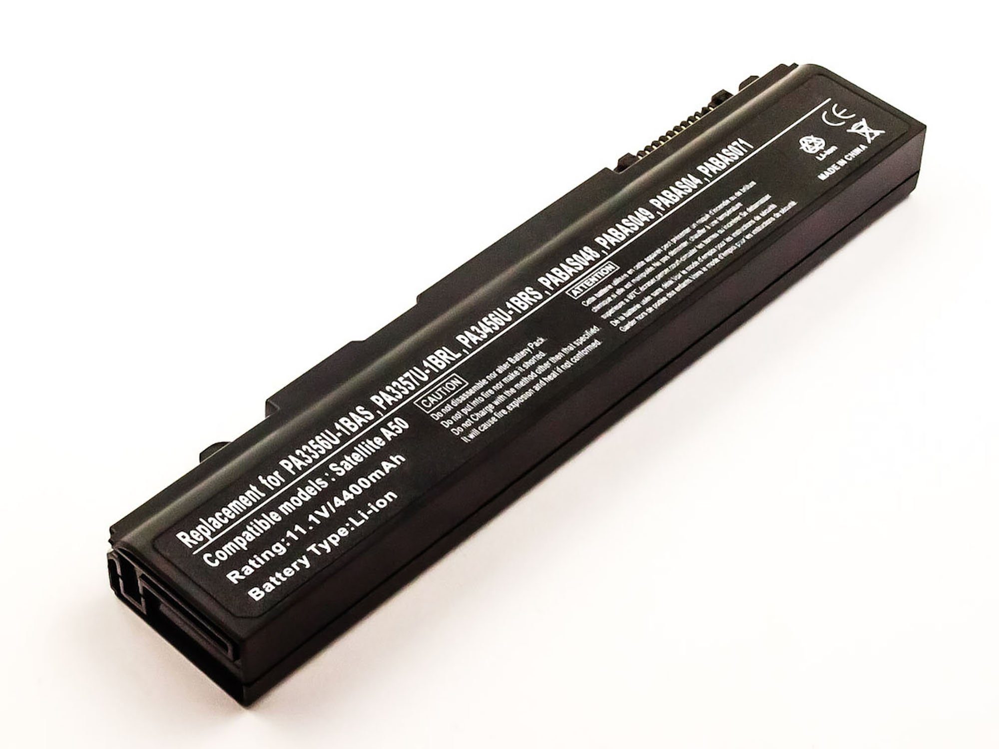 MobiloTec Akku kompatibel mit Toshiba PA3693U-1BRS Akku Akku 4400 mAh (1 St)