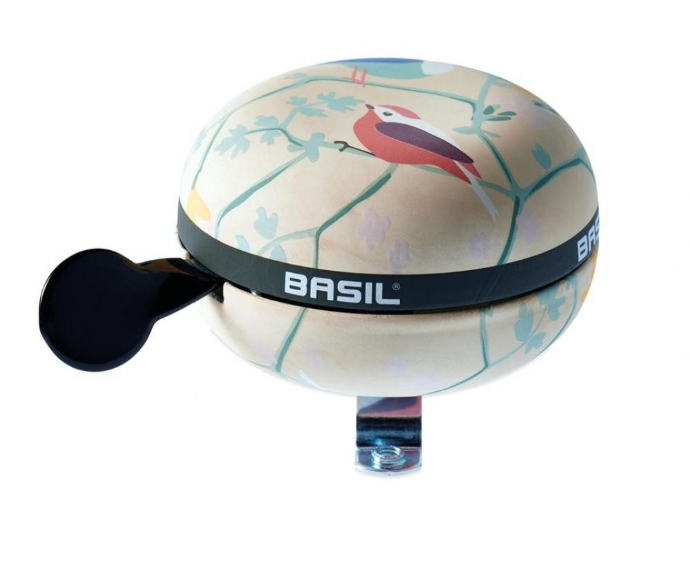 Basil Fahrradklingel Basil Ding-Dong Klingel Wanderlust ivory-white Ø80mm SB-Karte