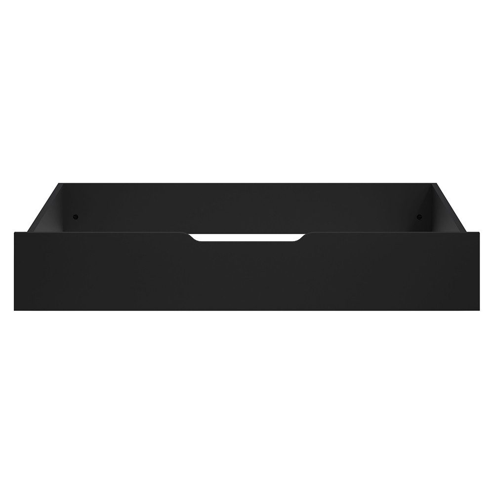 Lomadox Bettschubkasten MOLLERUSA-132, in schwarz matt