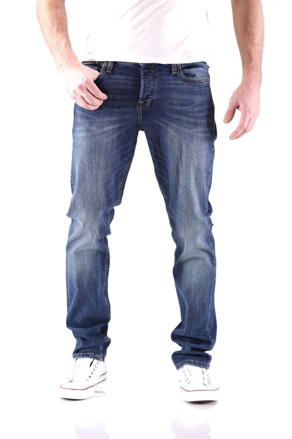 Comfort-fit-Jeans Jack & Jones Mike Original Comfort Tapered Herren Jeans