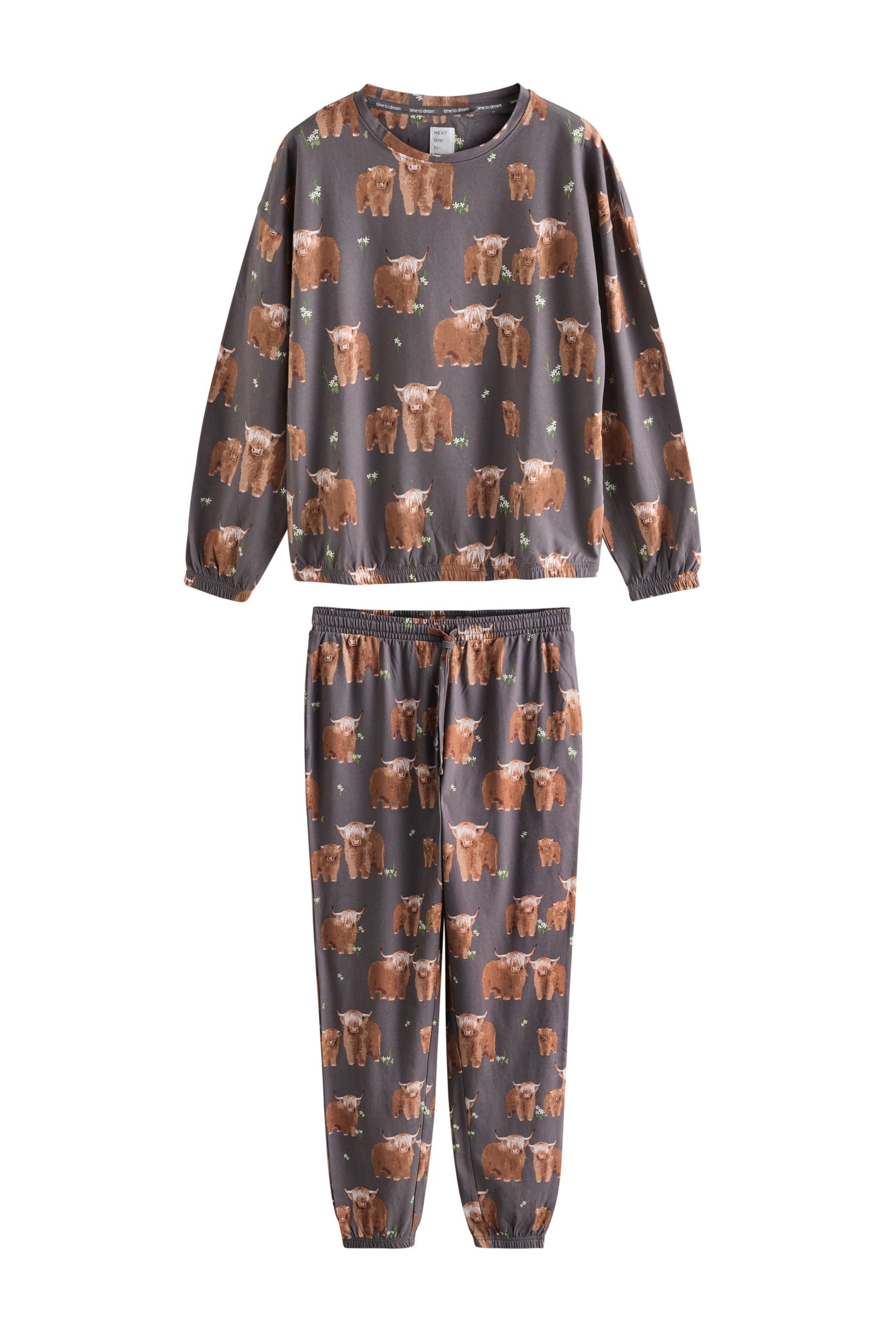 Pyjama Langärmeliger Pyjama