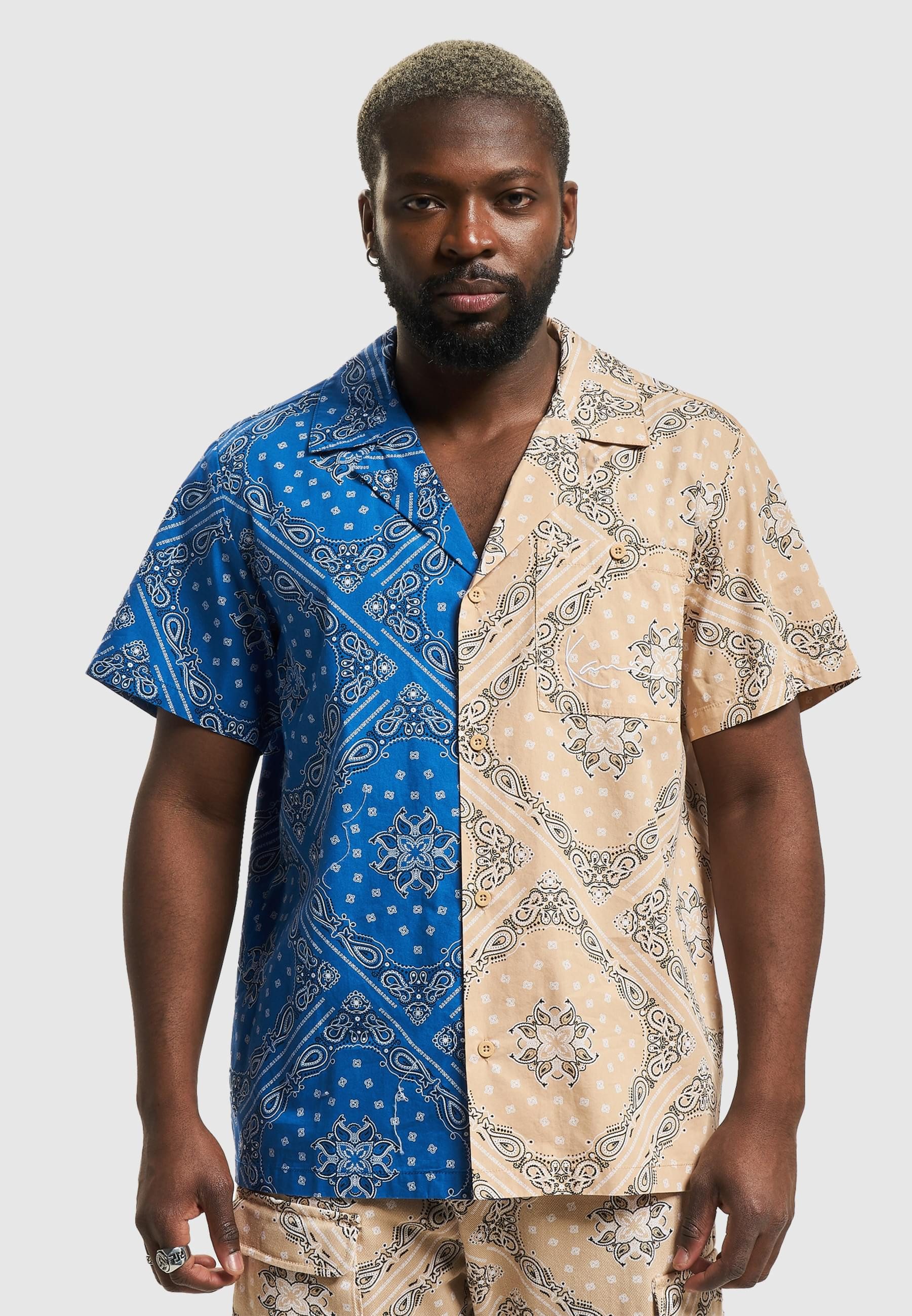 Karl Kani Langarmhemd Karl Kani Herren (1-tlg)