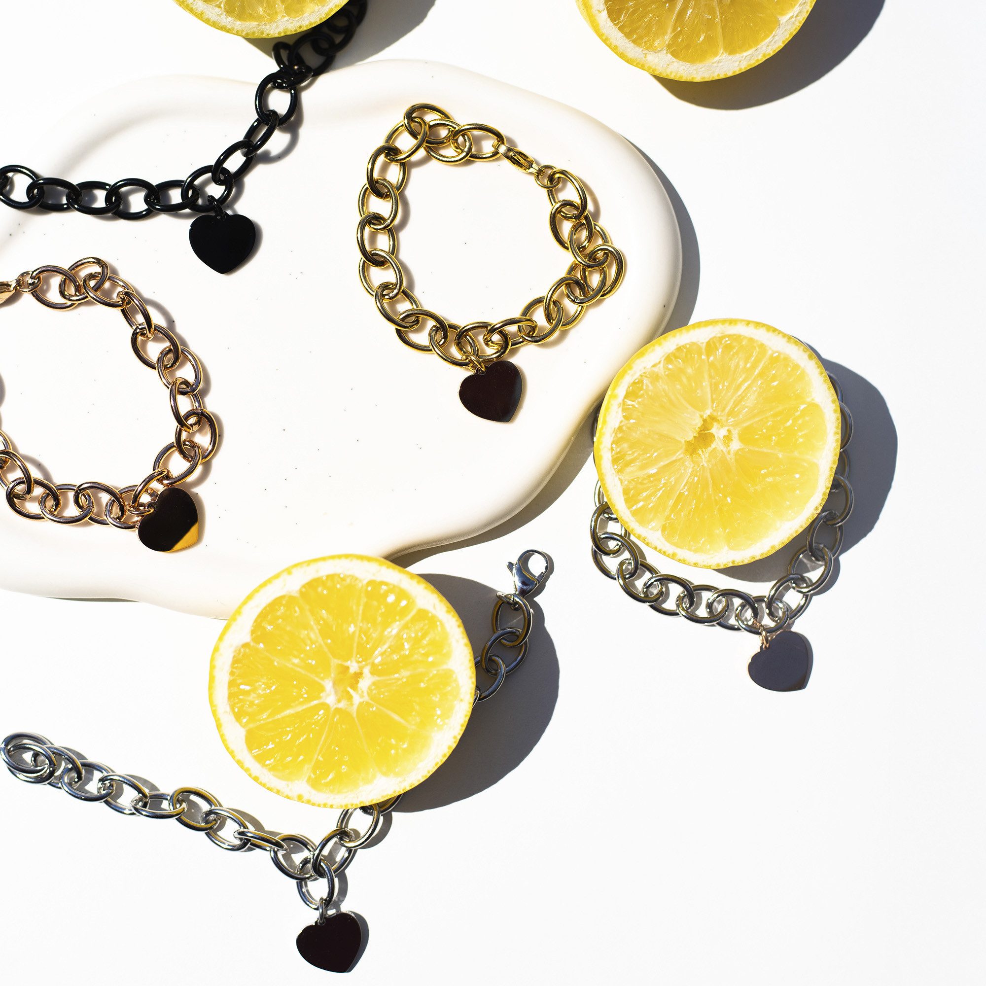 Liebeskind Berlin Armband Chunky Heart Edelstahl günstig online kaufen