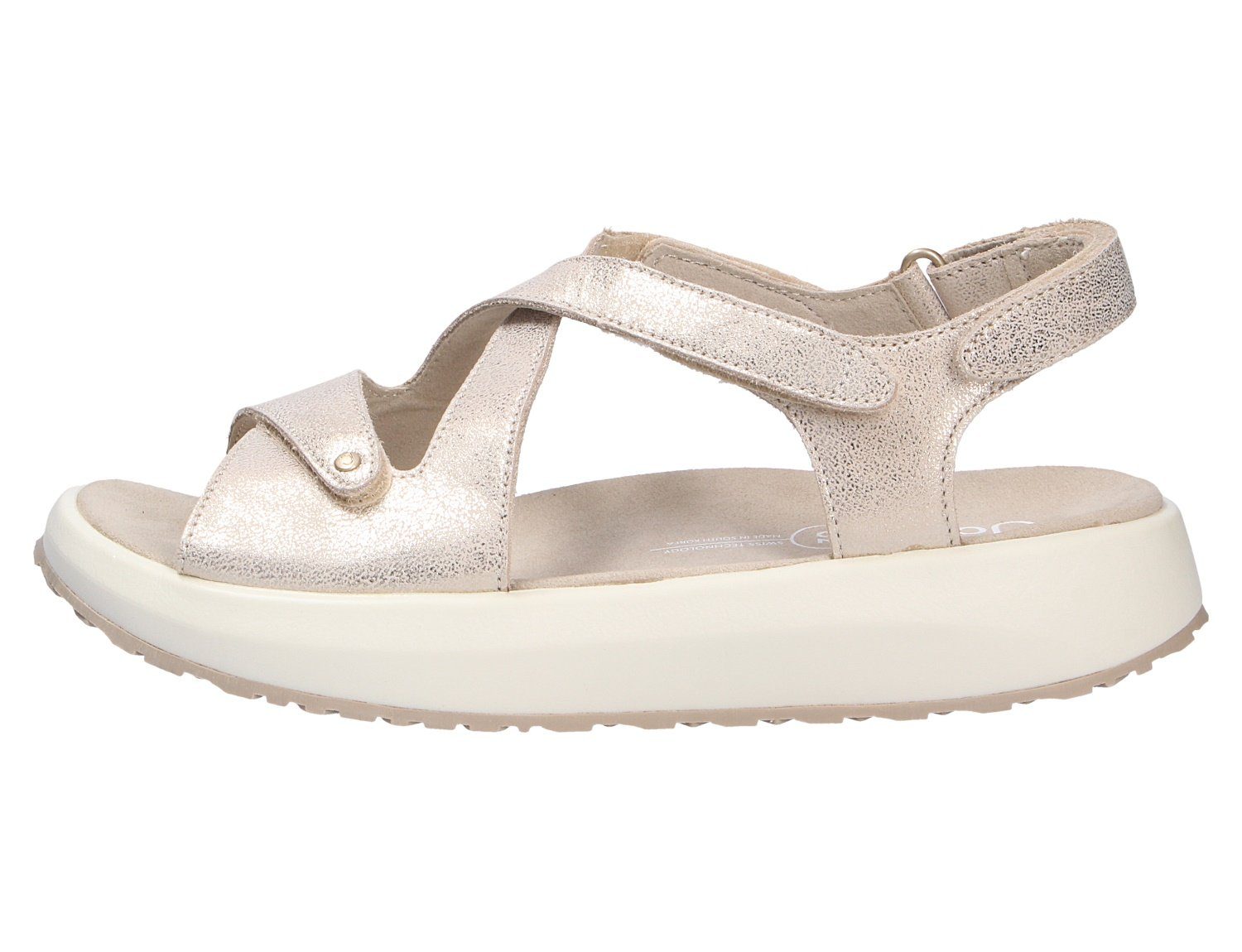 Joya Jenny light gold Sandale Weicher Gehcomfort