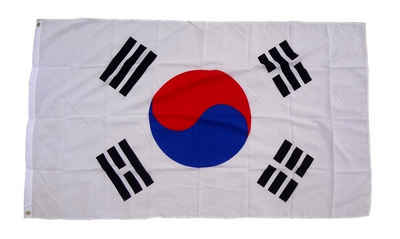 trends4cents Flagge Flagge 90 x 150 cm Hissfahne Bundesland Sturmflagge Hissfahne (Südkorea), für Fahnenmaste