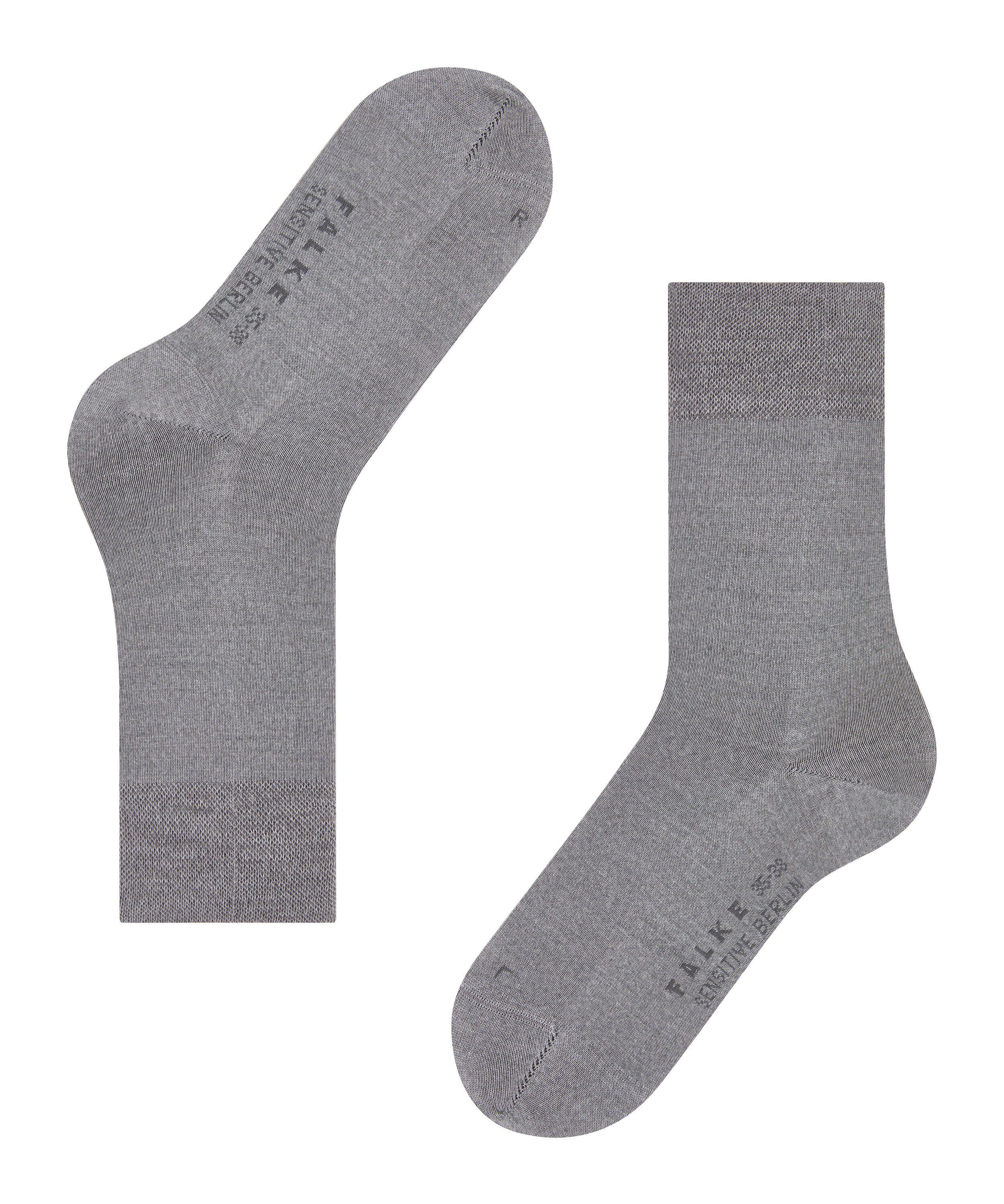 (1-Paar) Sensitive mel. Berlin FALKE (3830) grey light Socken