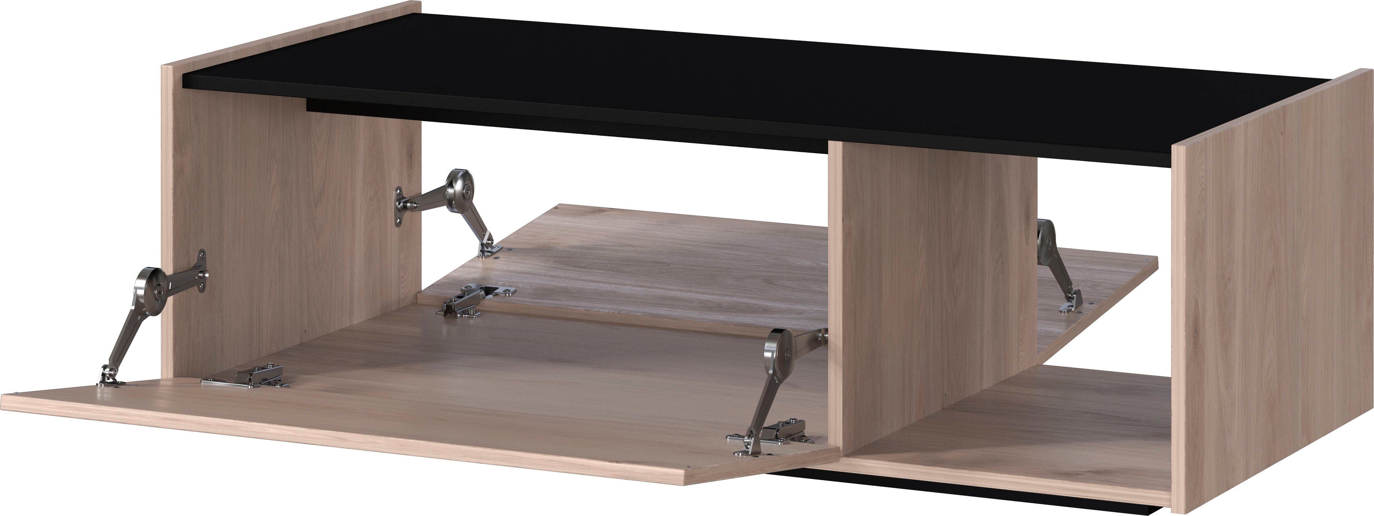 GERMANIA Couchtisch Cantoria, mit einem offenen und einem geschlossenen Fach, griffloses Design