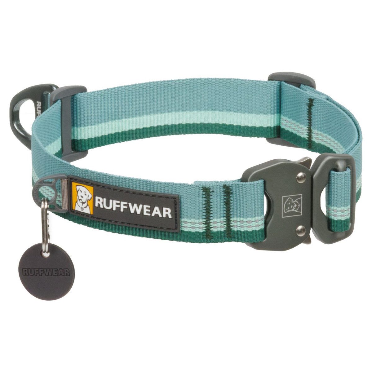 Ruffwear Hunde-Halsband Hundehalsband Top Rope Collar River Rock Green