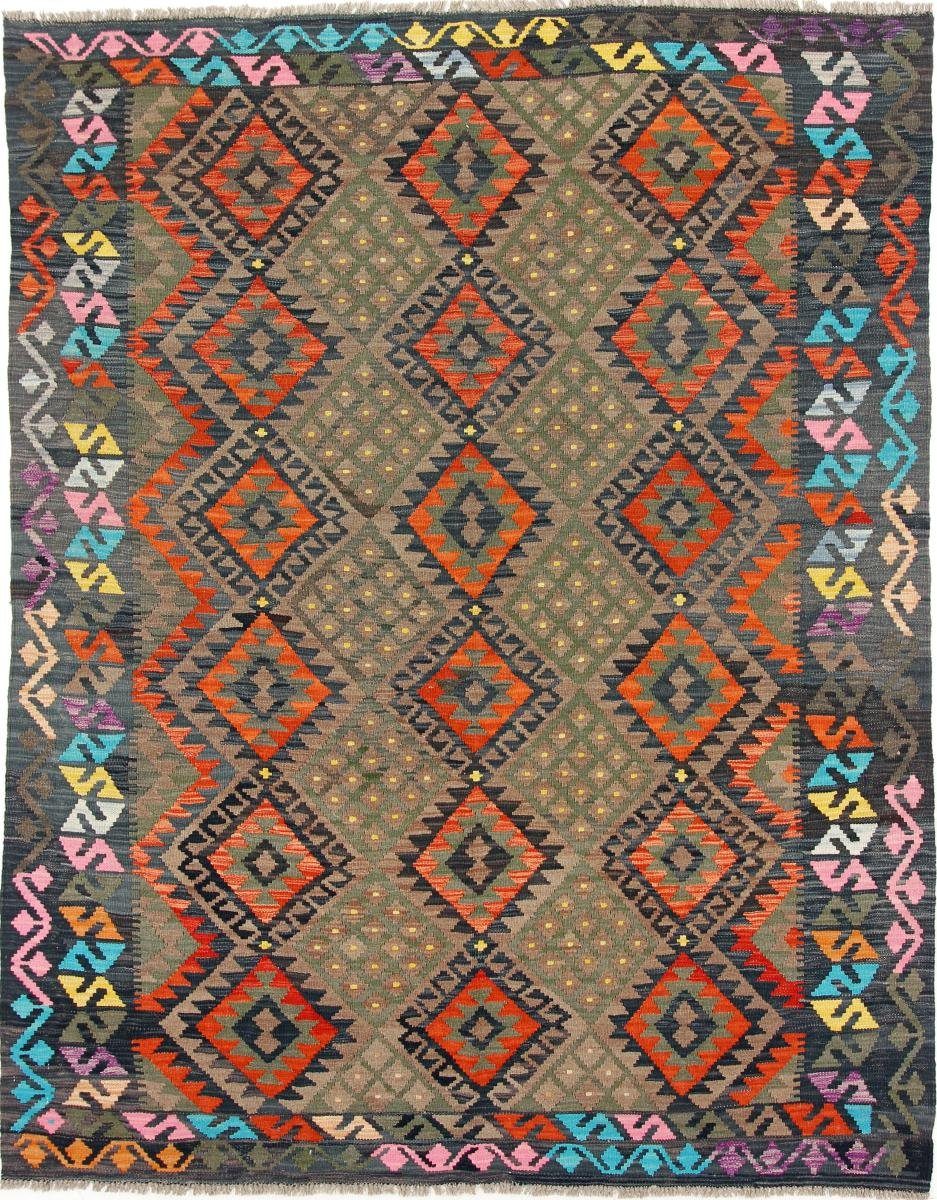 Orientteppich Kelim Afghan Heritage 190x240 Handgewebter Moderner Orientteppich, Nain Trading, rechteckig, Höhe: 3 mm