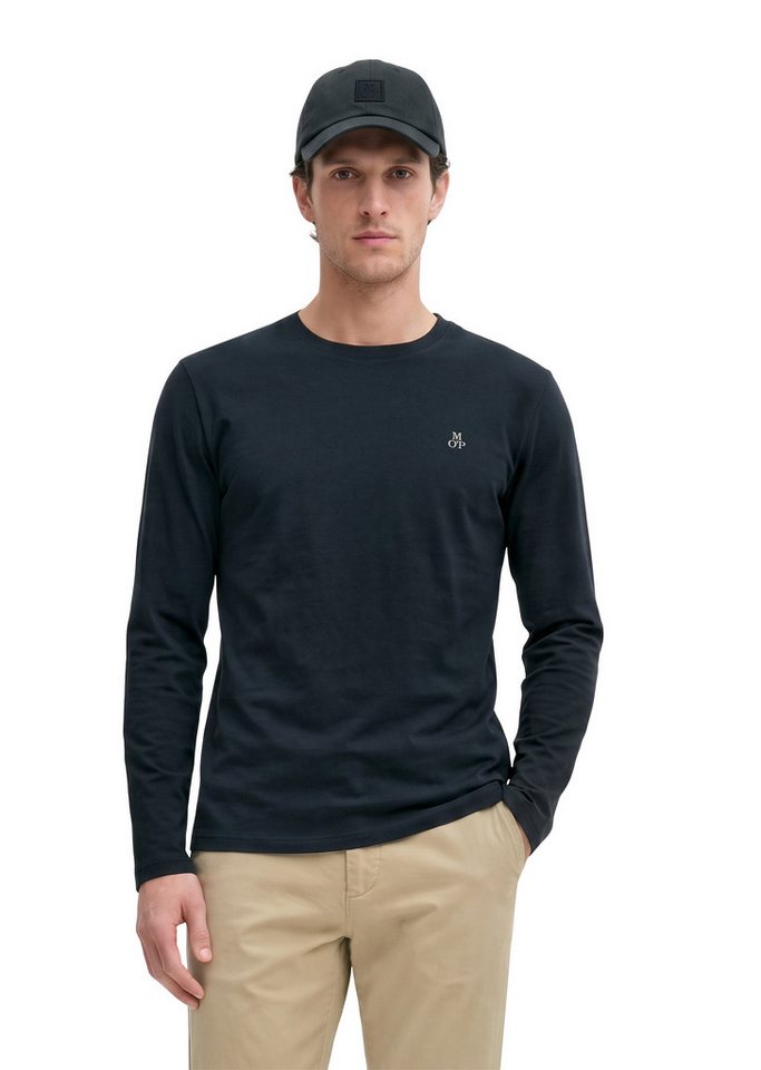 Marc O'Polo Langarmshirt aus reiner Bio-Baumwolle