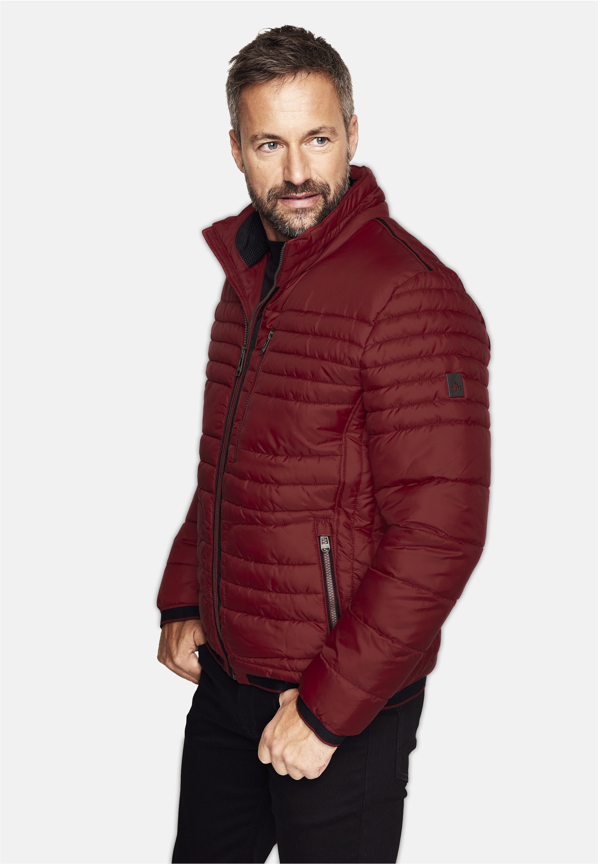 New Canadian Steppjacke mit elastischem Bund am Saum und Armabschluss