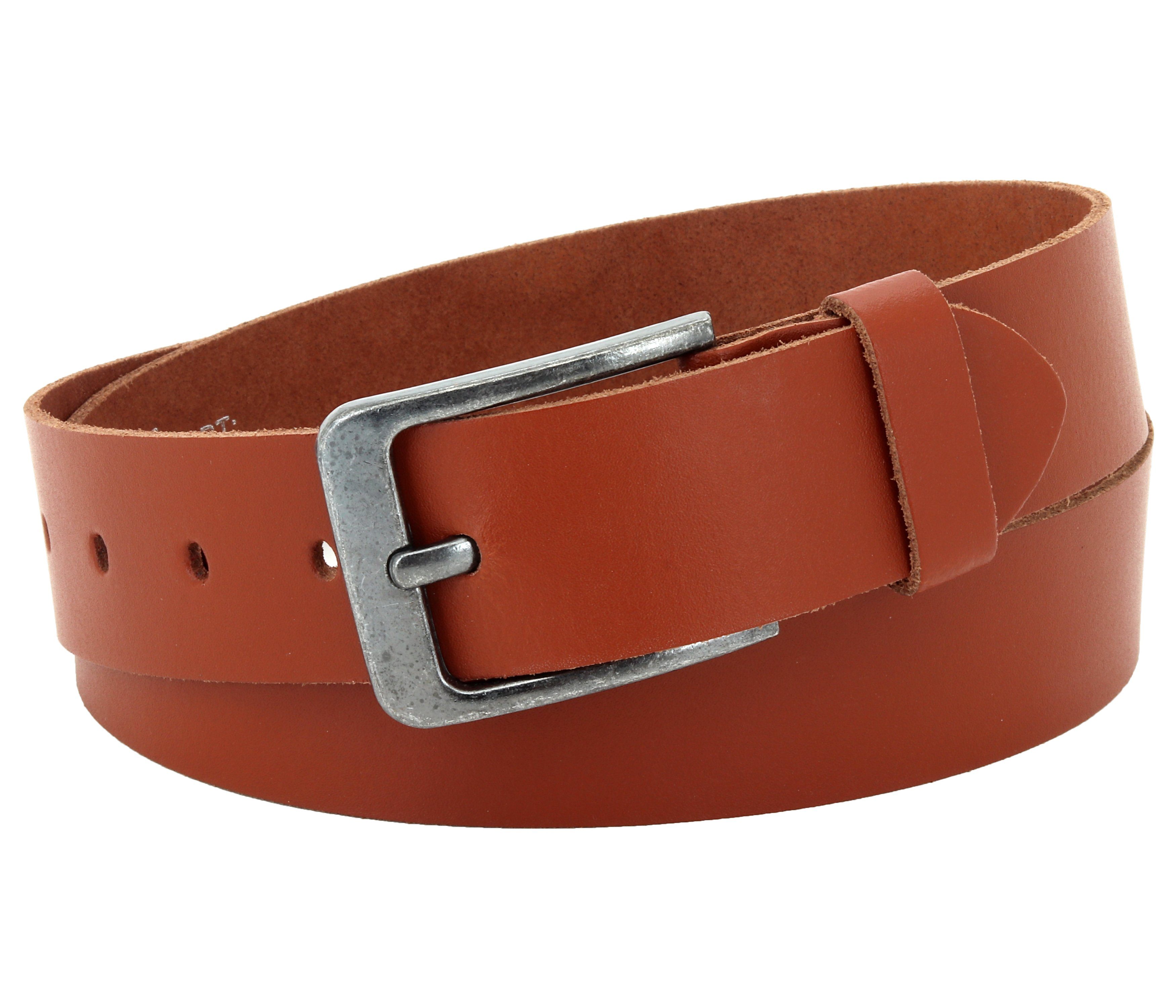 Ledergürtel OM58-SL-Cognac