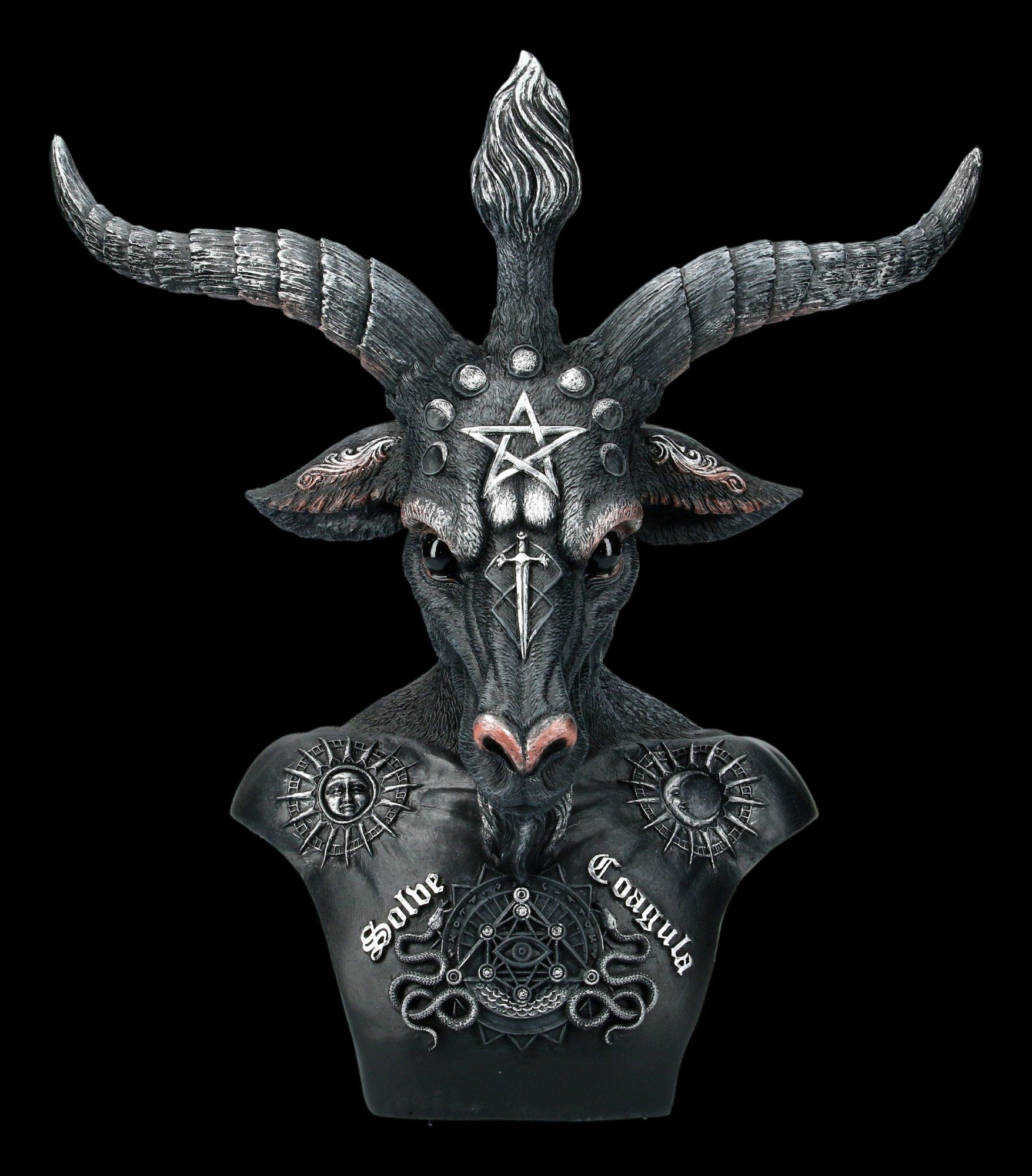 Shop Büste Gothic Figuren Nemesis Große Figur Baphomet GmbH - Now - Dekofigur