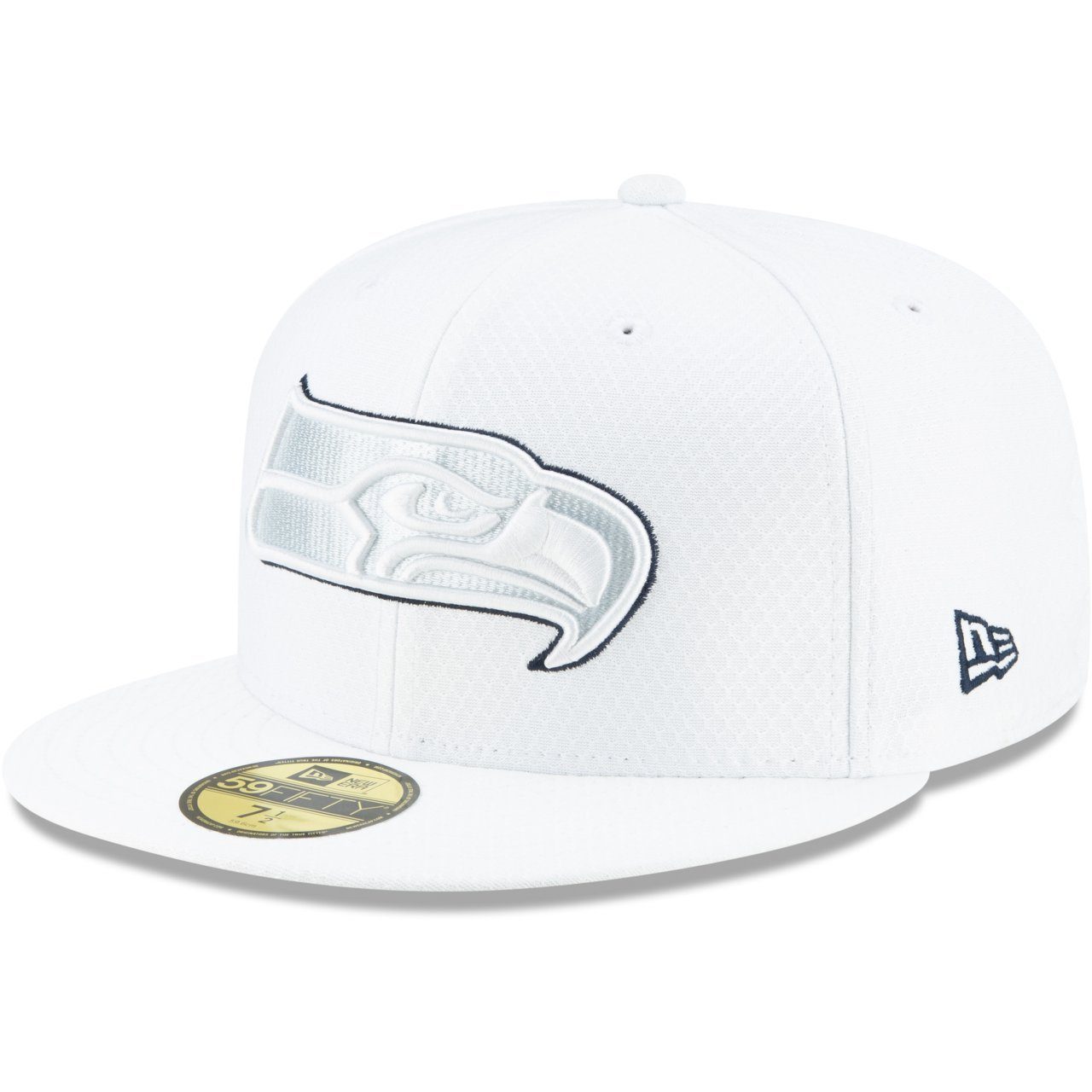 New Era Fitted Cap 59Fifty PLATINUM NFL Sideline Seattle Seahawks