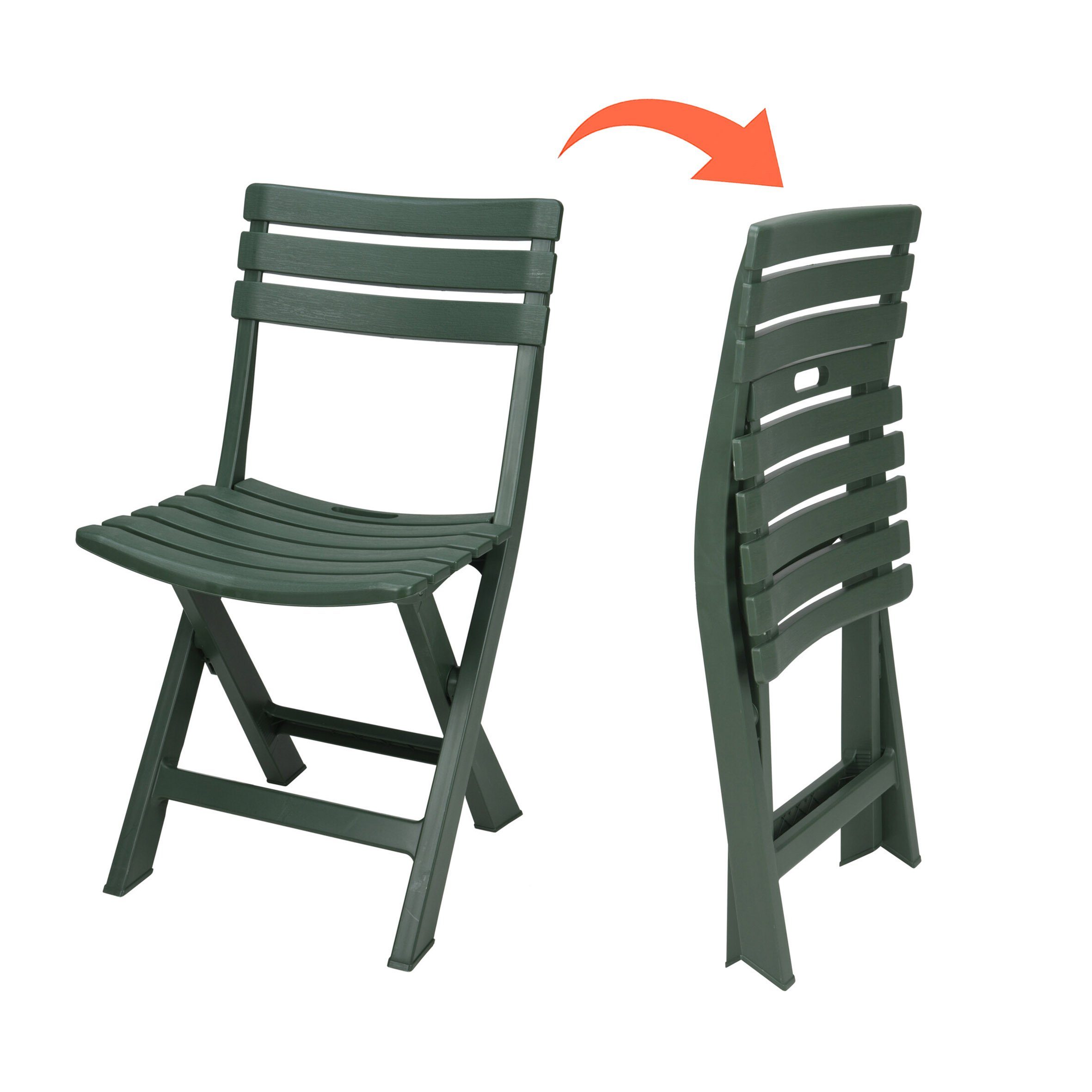 Spetebo Klappstuhl (Einteilig, 1 St), Garten Balkon Terrasse Klapp Stuhl klappbar