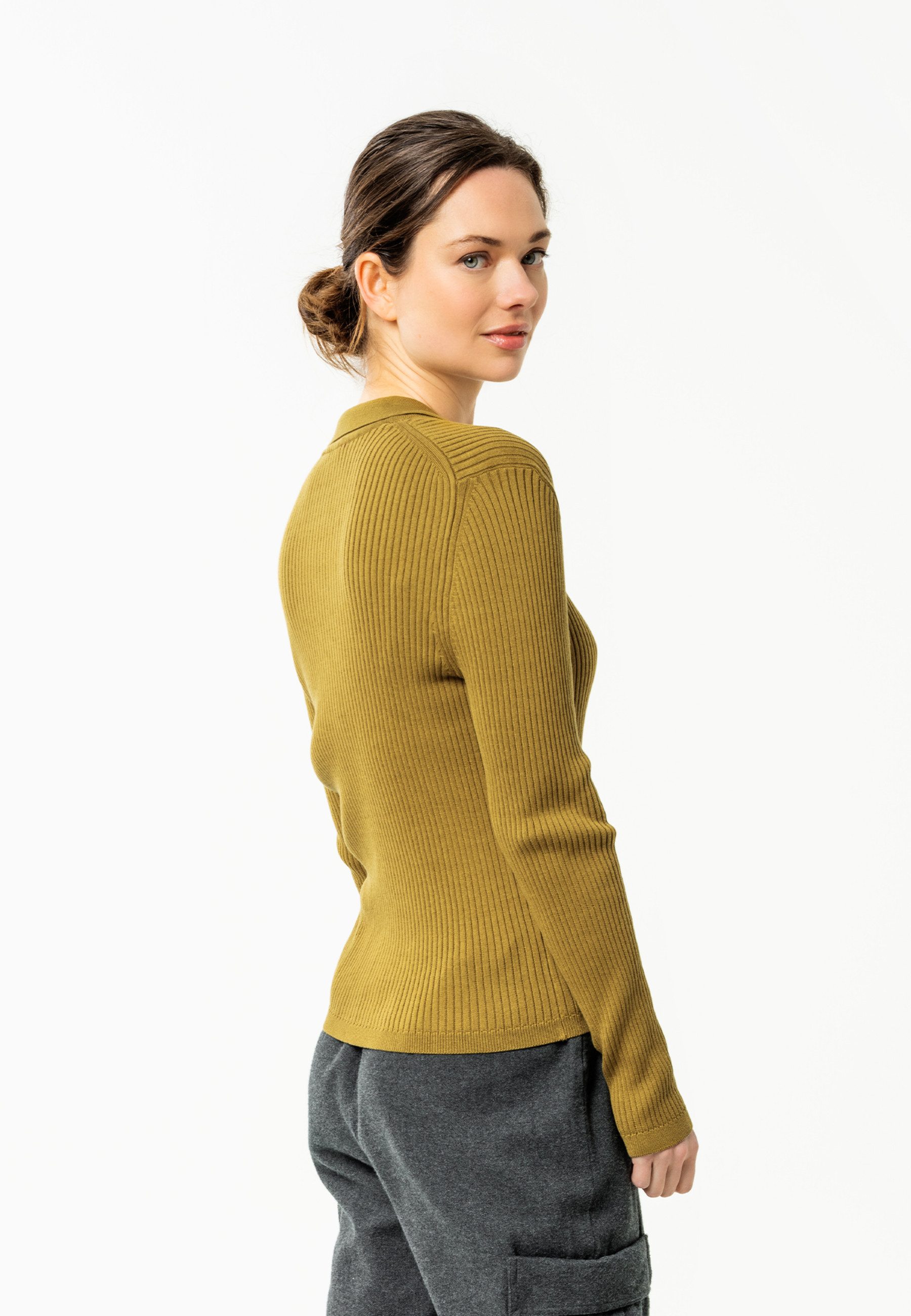 LIVING CRAFTS Strickjacke UNARA GOTS zertifiziert