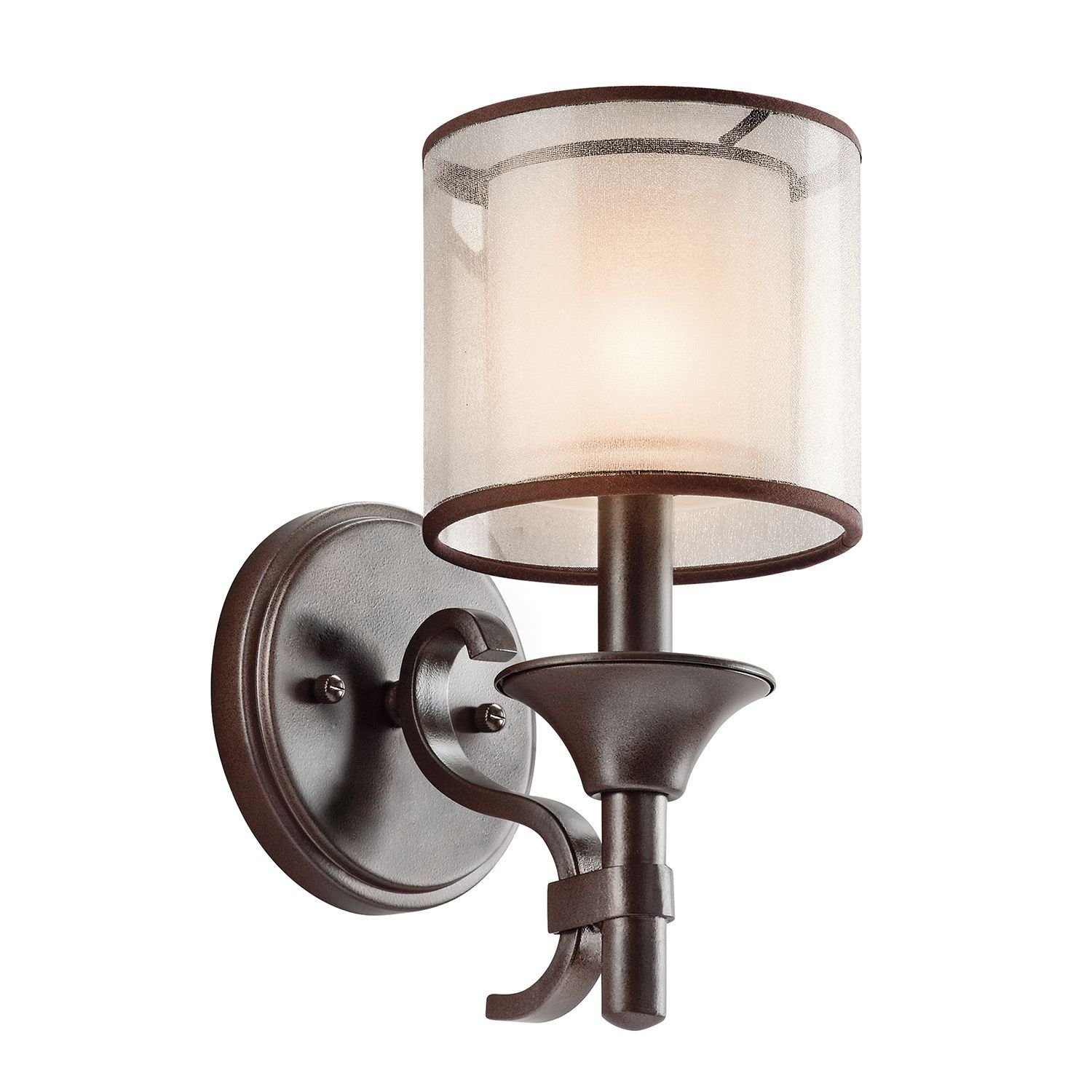 Glas E14 ohne CANELADO, Leuchtmittel, Wandlampe Metall Wandleuchte Licht-Erlebnisse Bronze Beleuchtung