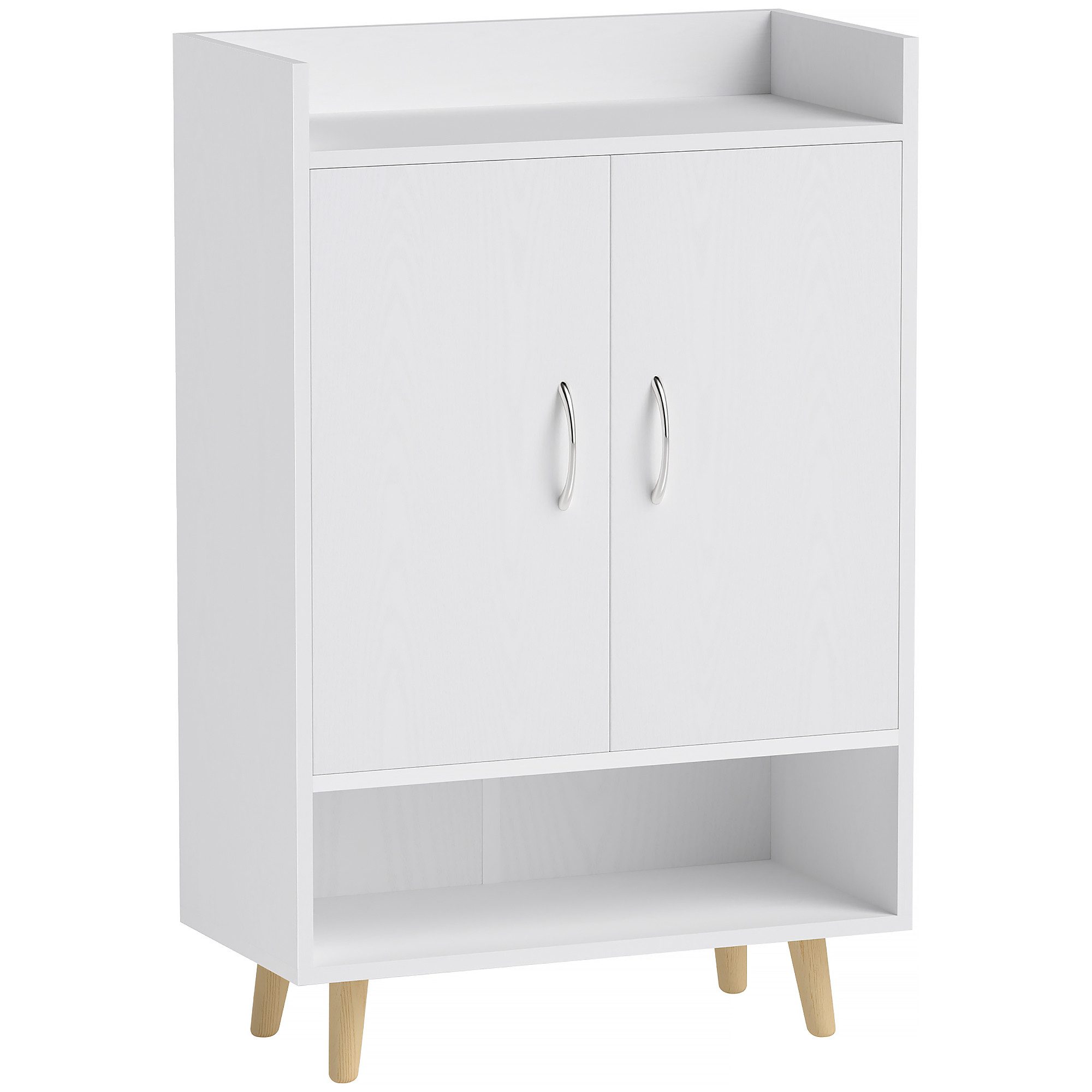 HOMCOM Schuhschrank Schuhregal mit Türen und günstig online kaufen