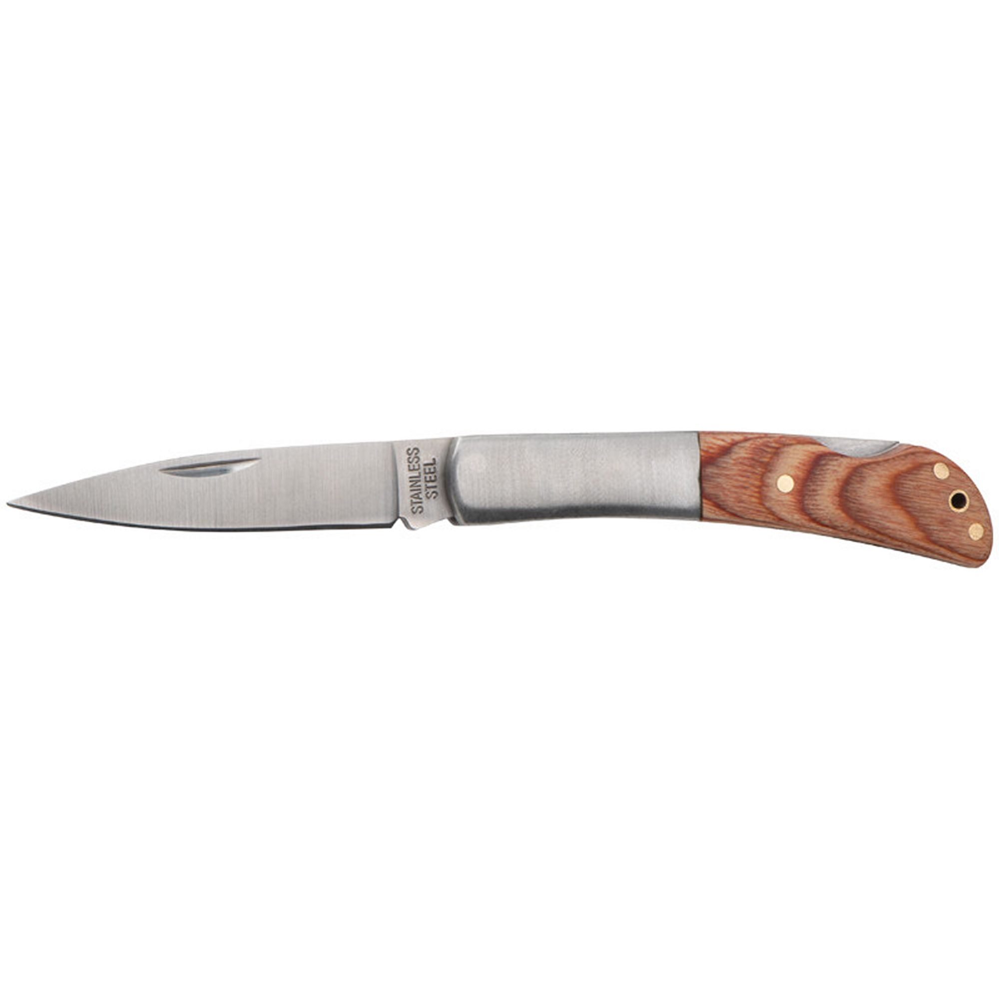 Macma Taschenmesser Hochwertiges Klappmesser mit Holzgriff / Taschenmesser