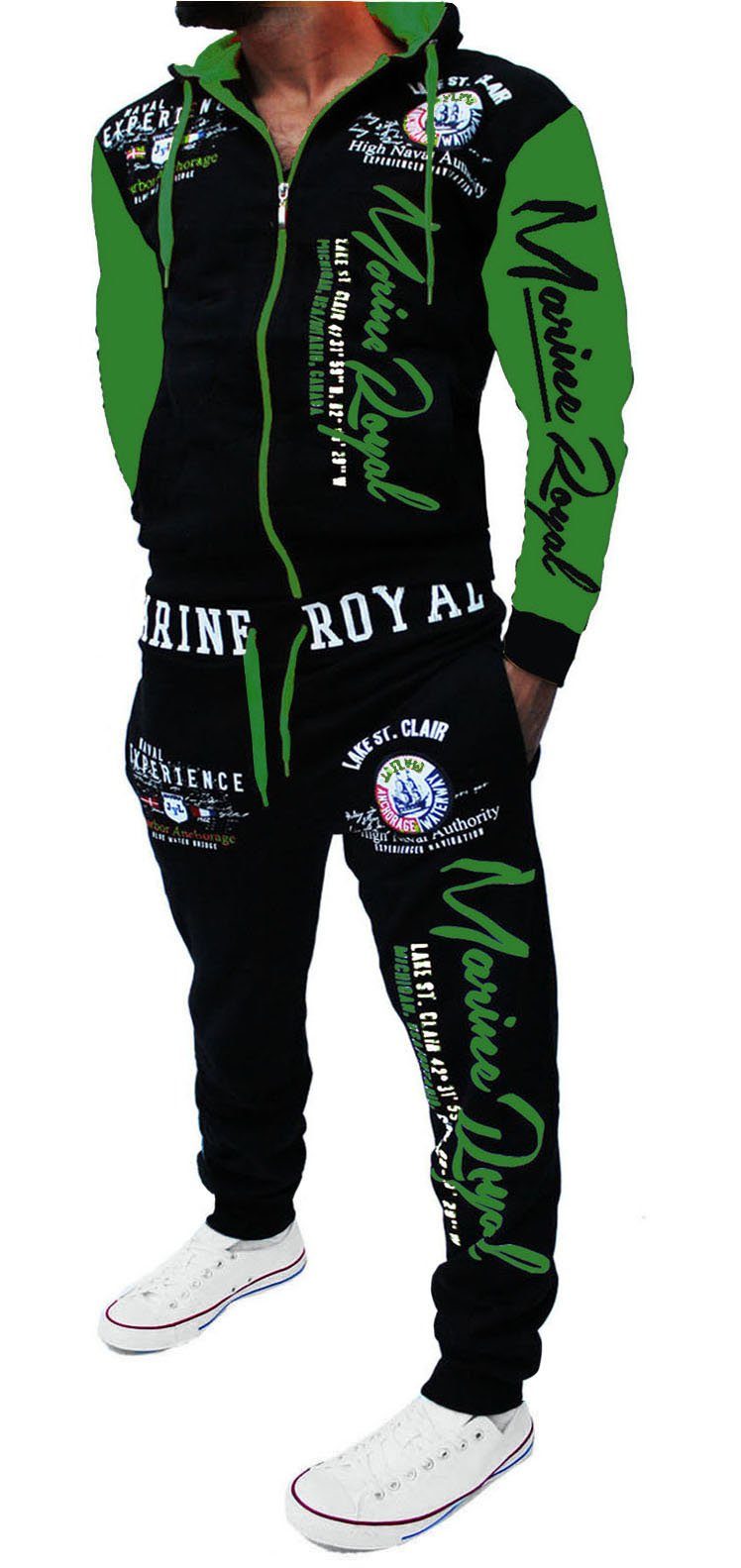 Jaylvis Jogginganzug Herren Trainingsanzug Freizeitanzug Sportanzug Streetw günstig online kaufen