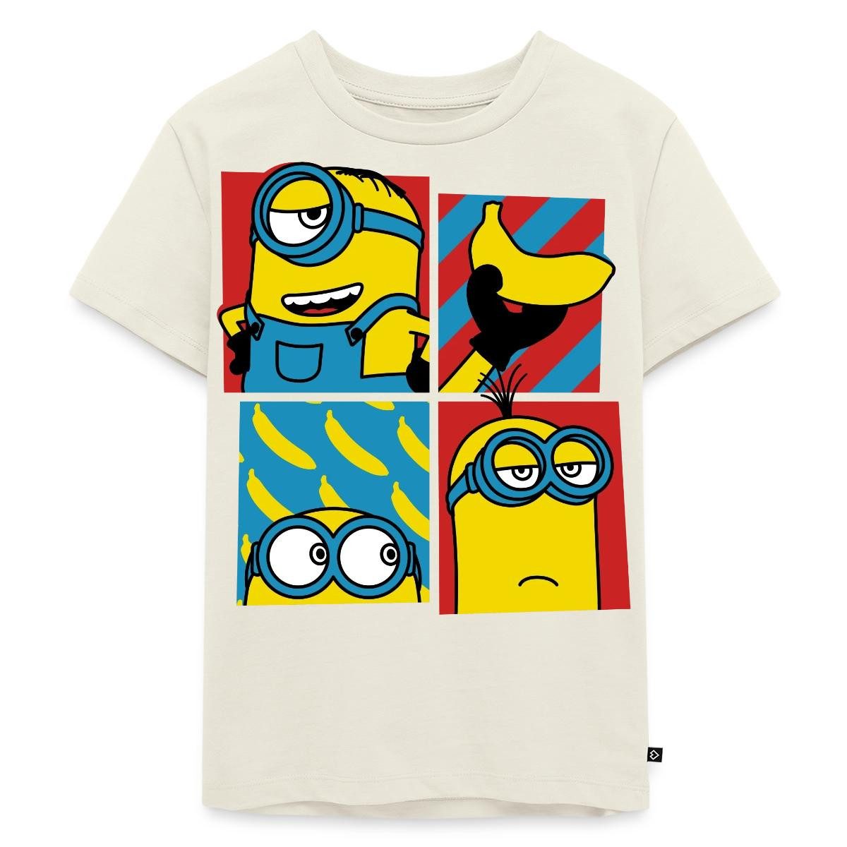 Spreadshirt T-Shirt Minions Stuart Bob Kevin Humor Despicable Me Kinder Premium T-Shirt (1-tlg)