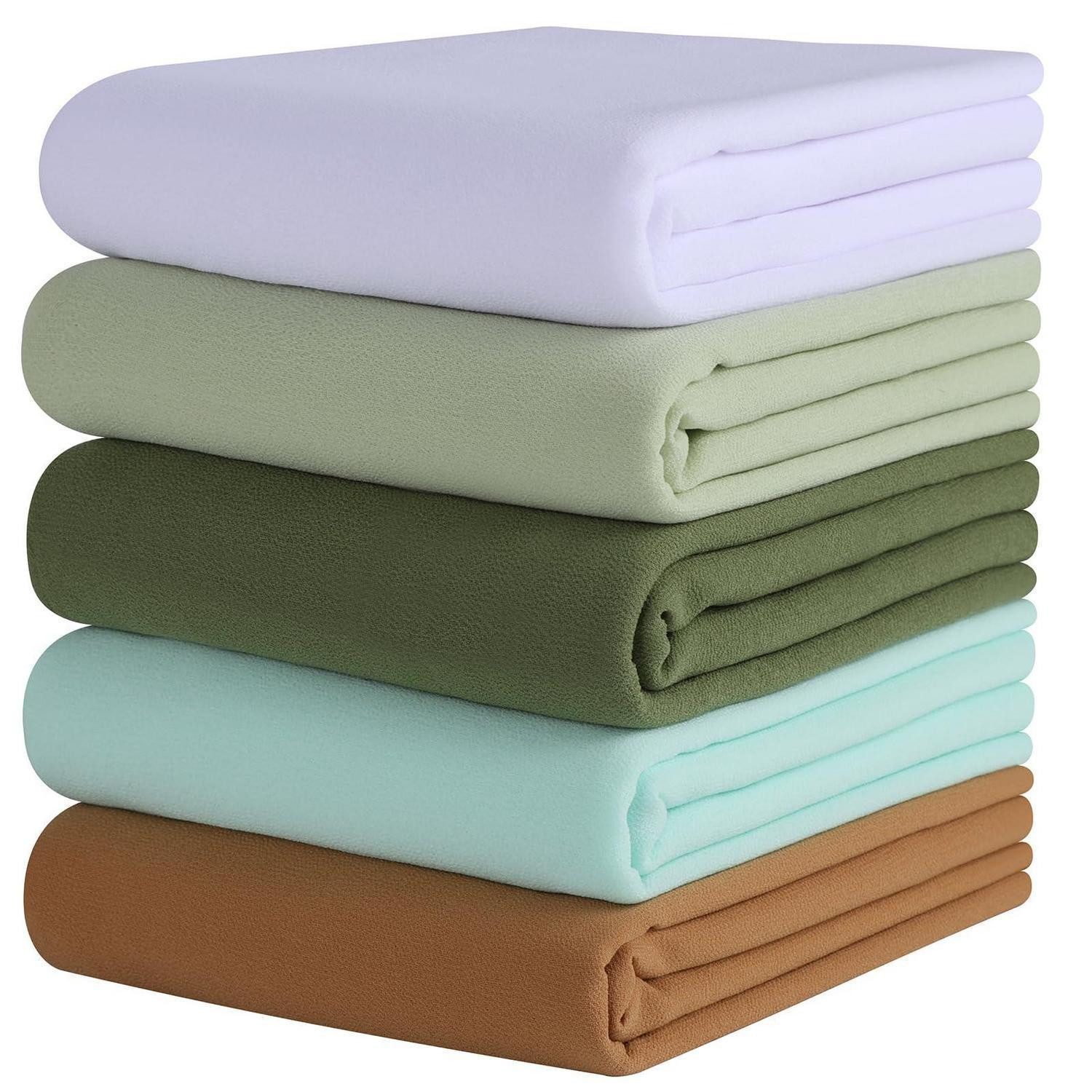 LuxusKollektion Chiffontuch Muslimischer Chiffon Hijab Schal 4er Set, (4-St)