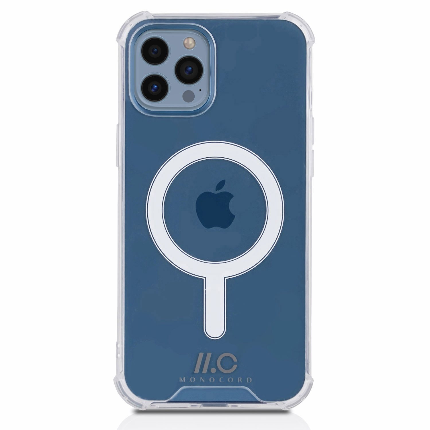 MONOCORD Handyhülle Schutzhülle Handyhülle Case für iPhone 13 Pro 6.1 Zoll, Kompatibel mit Magsafe Charger MHXH3ZM/A und MHXF3ZM/A
