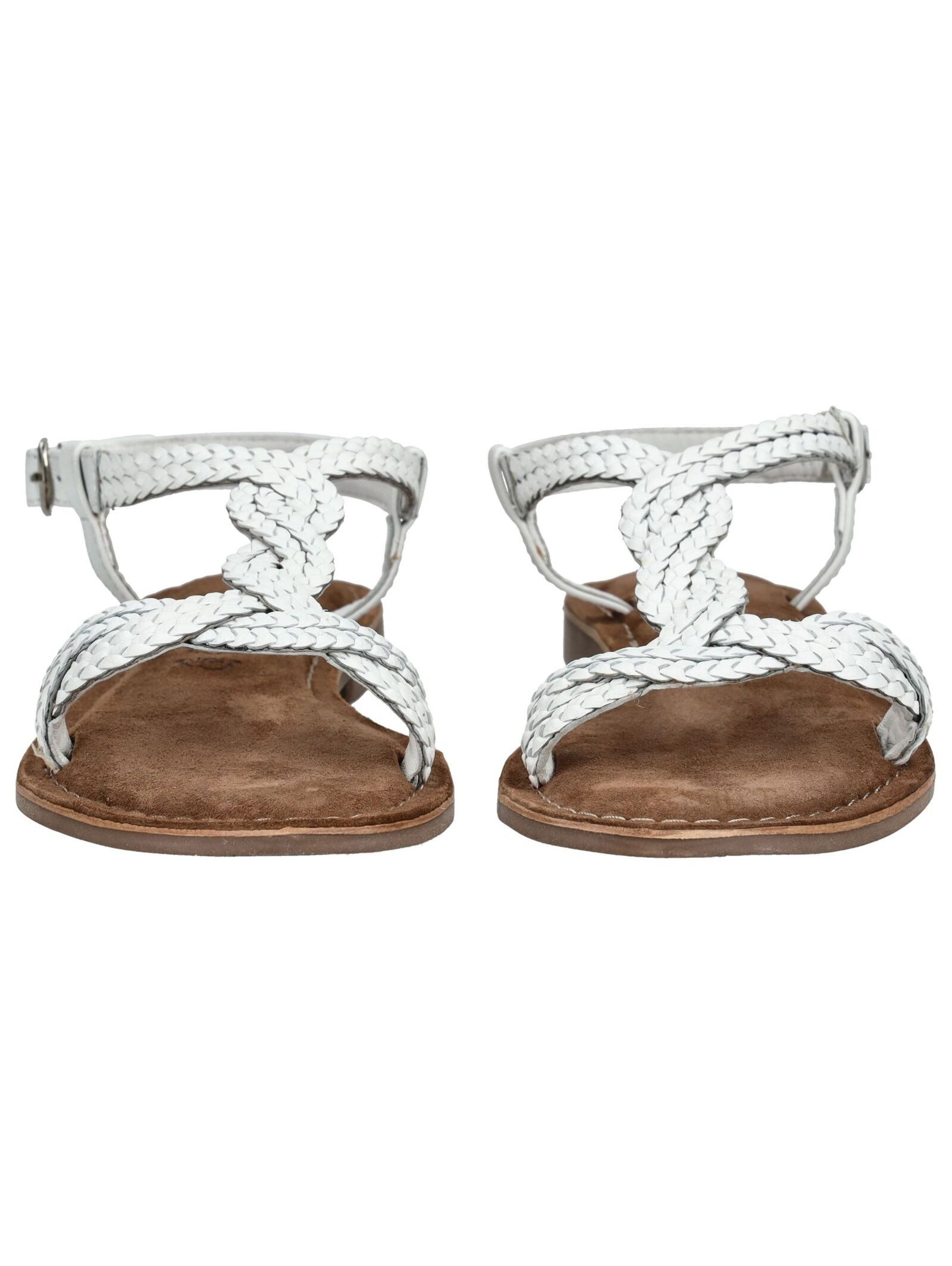 Lazamani Lazamani Sandalen Leder Riemchensandale