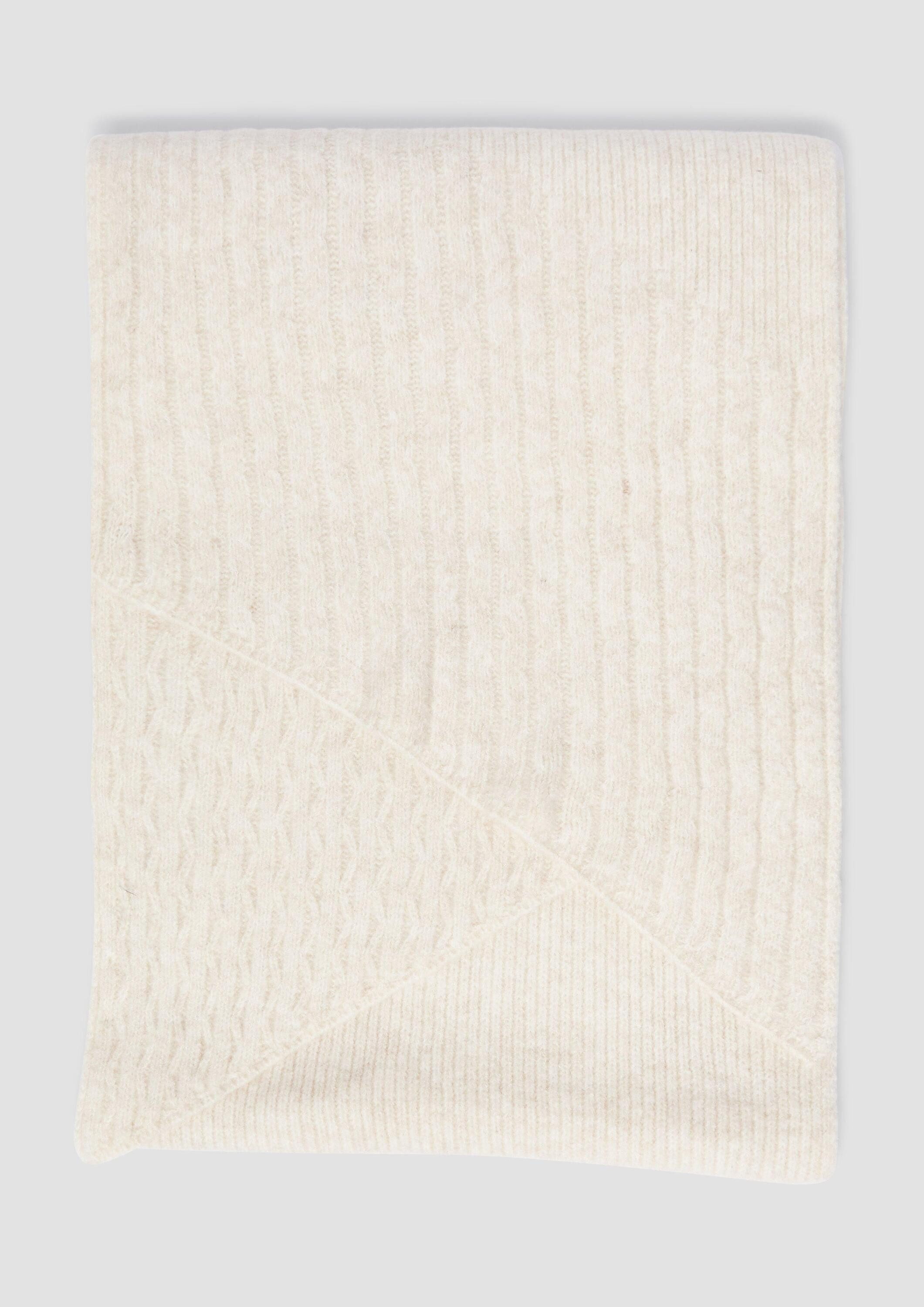 s.Oliver T-Shirt Tuch Strick-Schal mit Zick-Zack-Muster günstig online kaufen