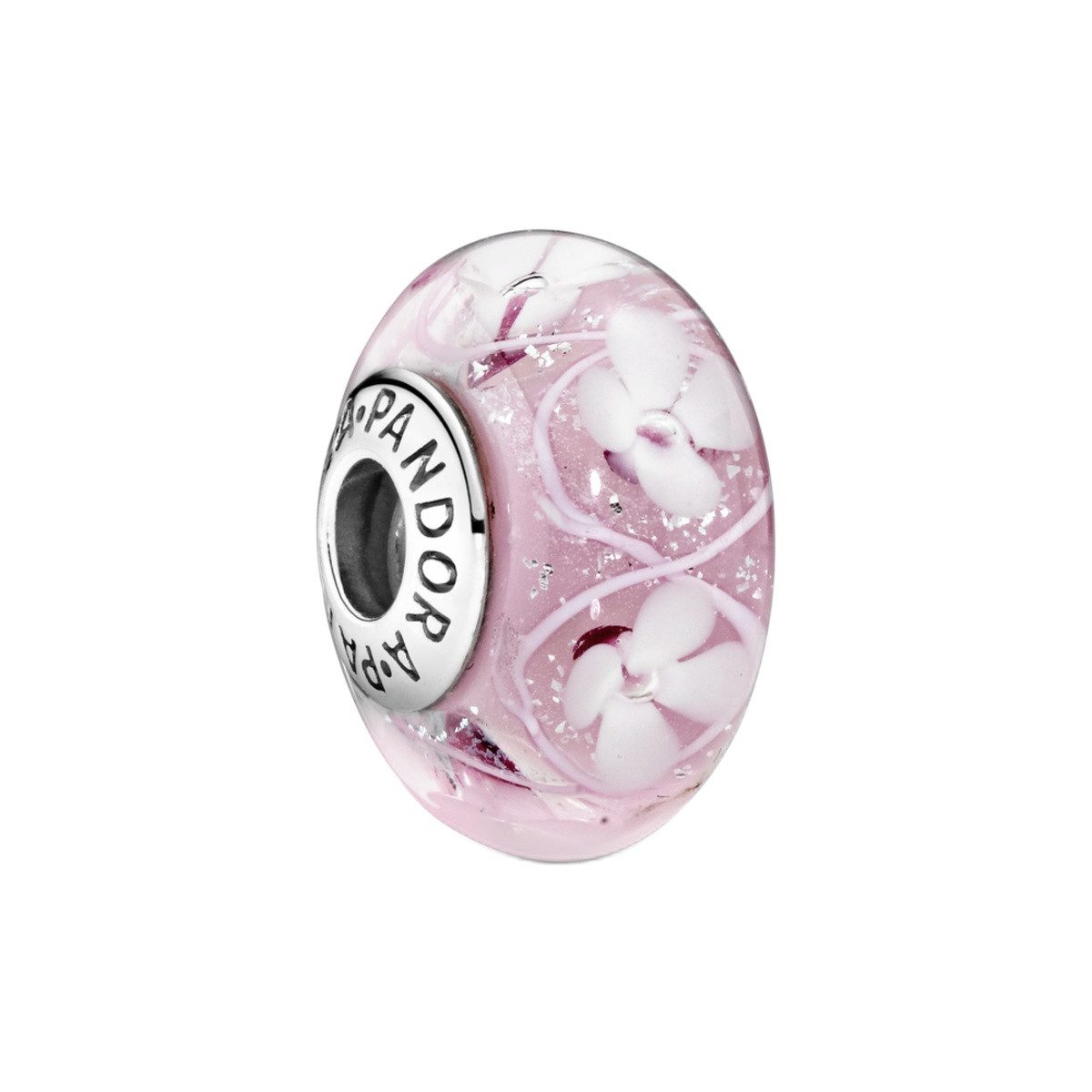 Pandora Bead Moments Rosafarbene Blumenwiese