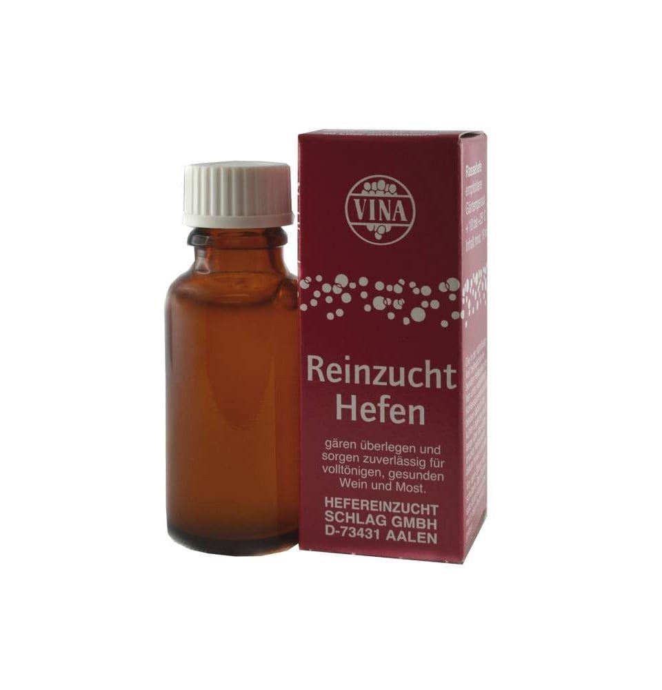 Vina Einmachglas Vina Reinzuchthefe Tokay 19 ml für 50 L Saft, PP