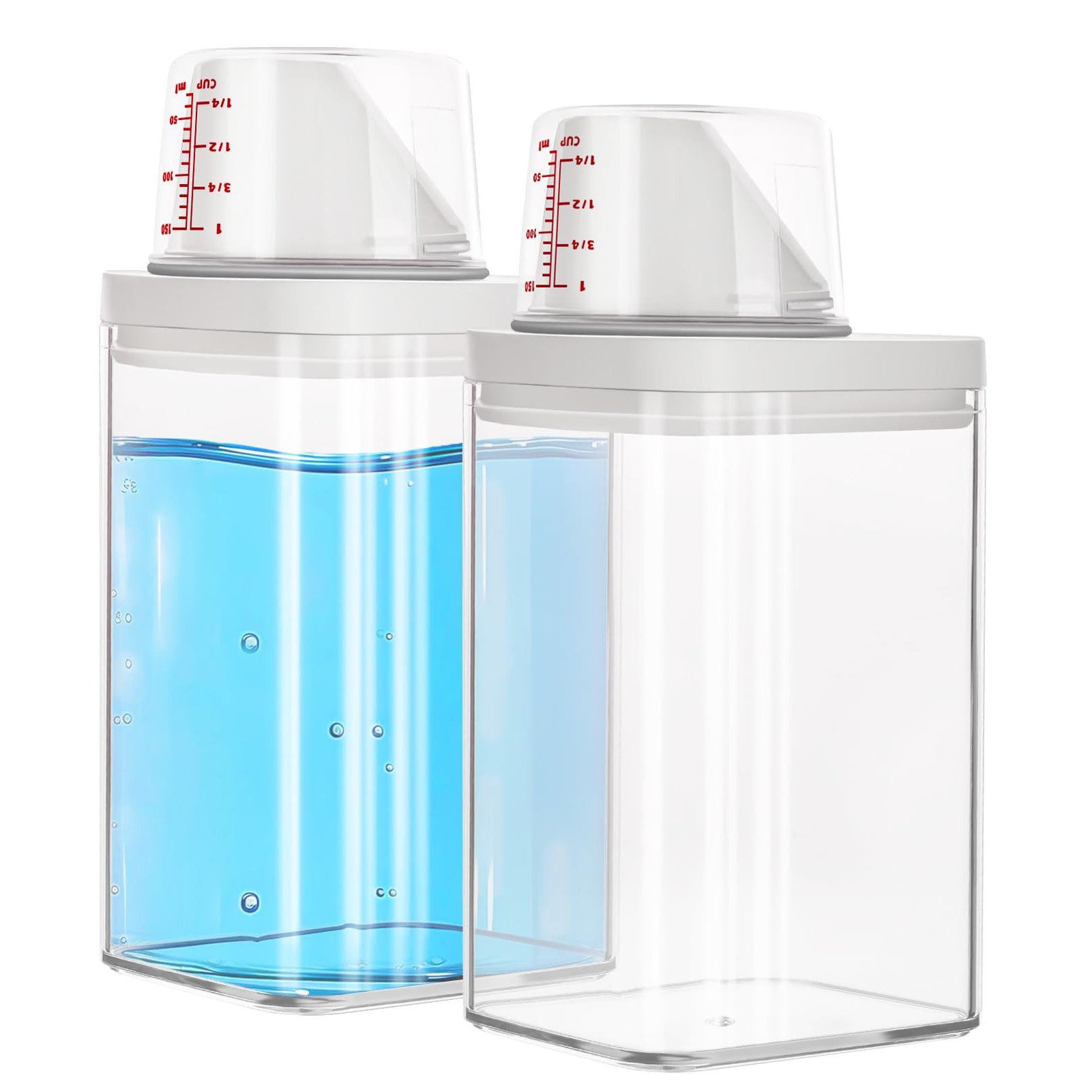 BlingBin Aufbewahrungsbox 1100 ML Luftdichter Waschmittelspender mit Messbe günstig online kaufen