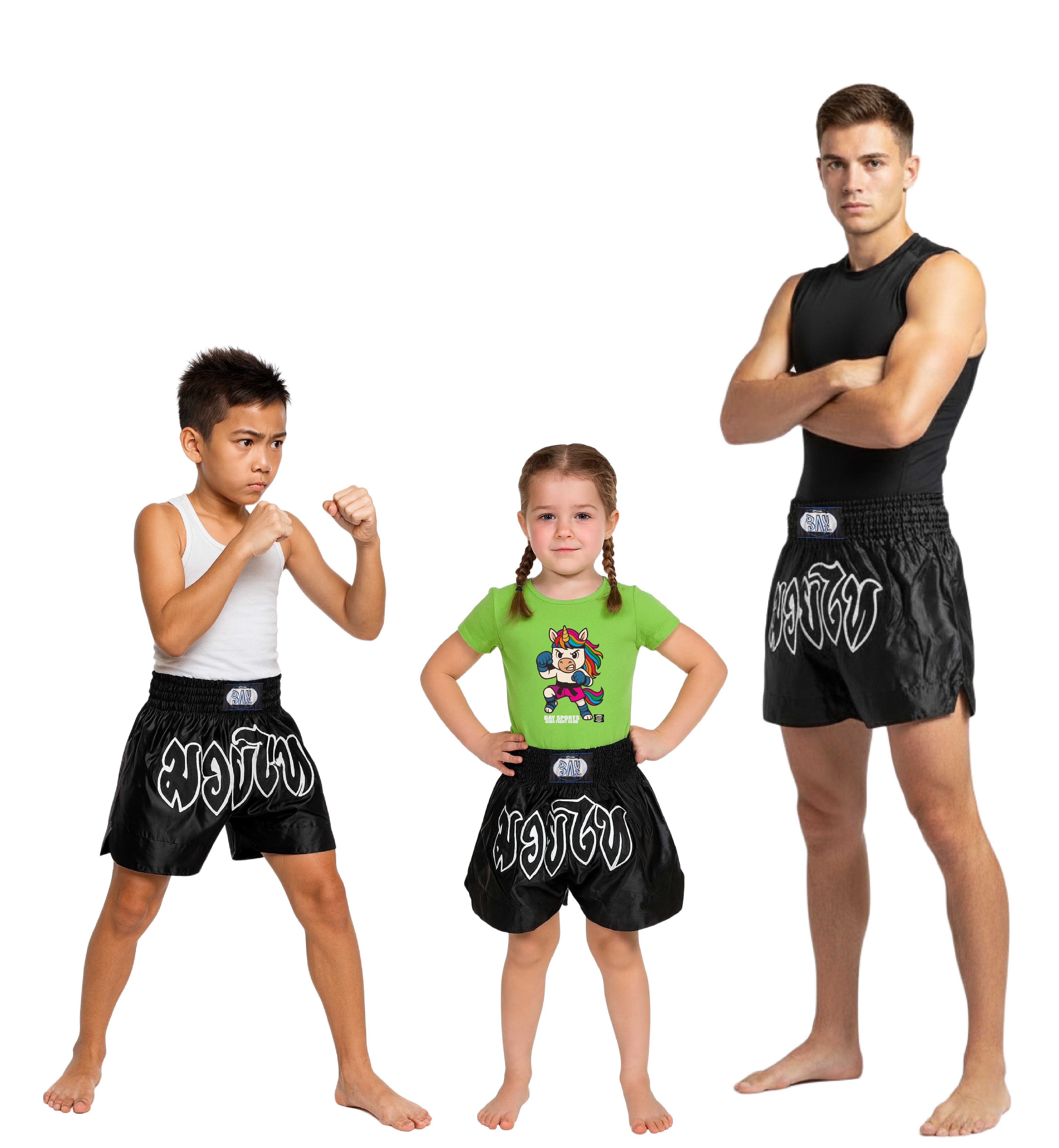 BAY-Sports Sporthose Thaiboxhose REMY Muay Thai Hose Shorts Thaiboxen MMA k günstig online kaufen