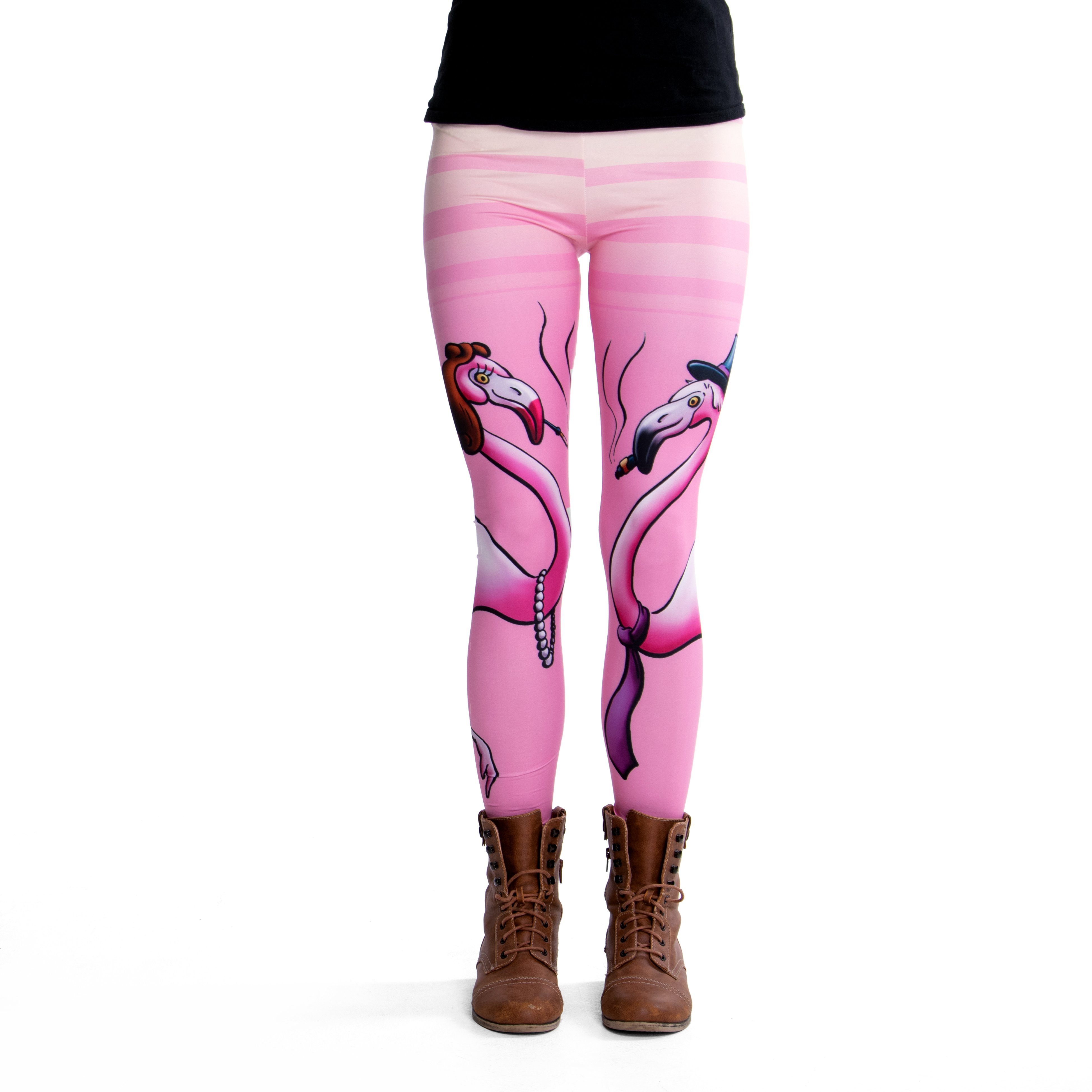 cosey Leggings Flamingo Line Leggings (Einheitsgröße)