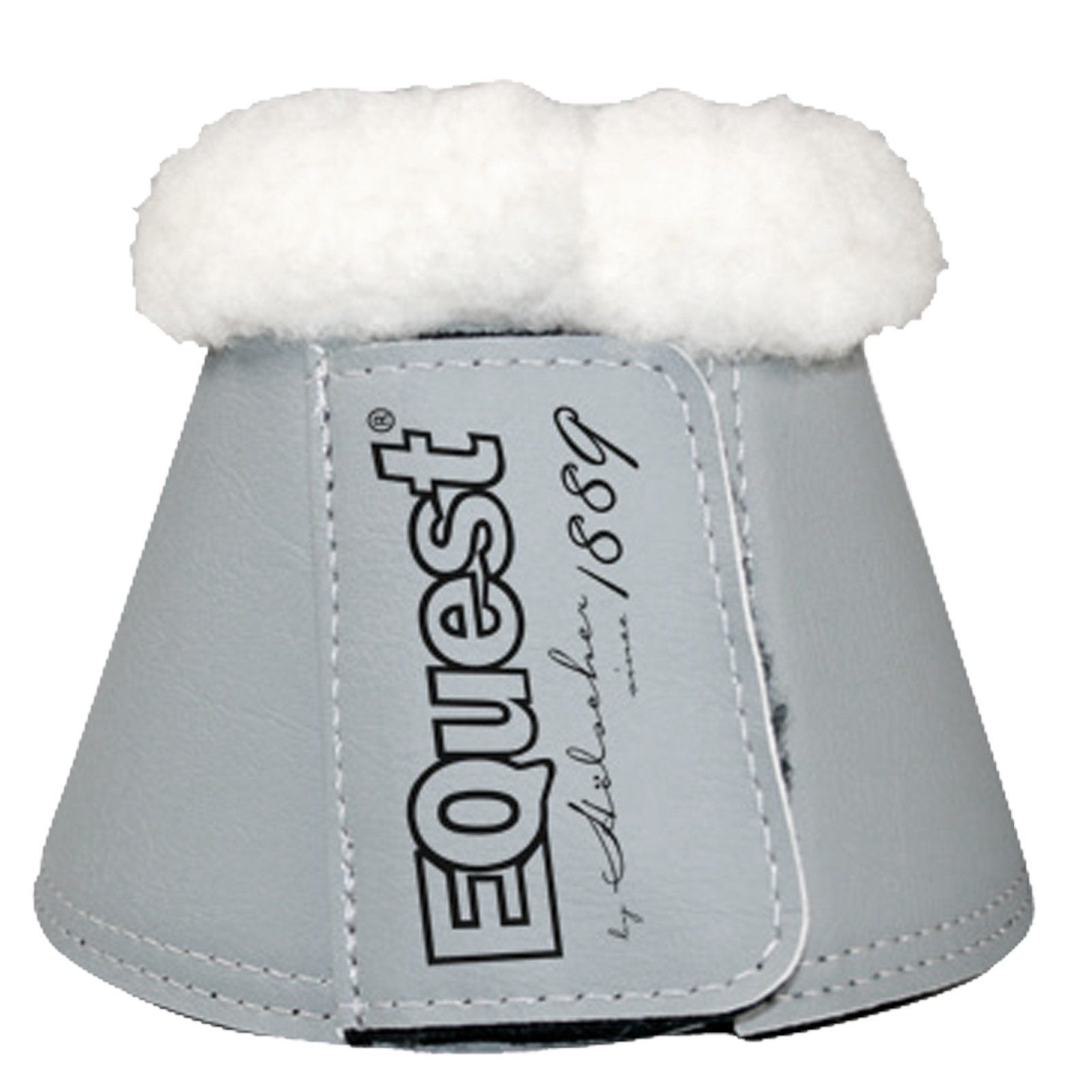 EQuest Hufglocken Hufglocke Soft für Pferde, 2er Set - Grau/Weiß, L