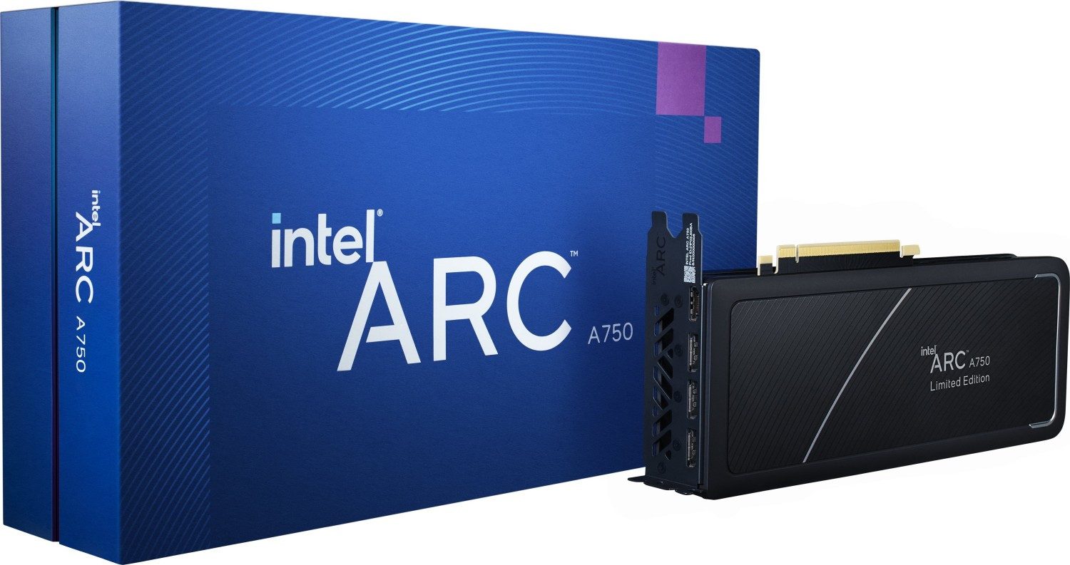 Intel® Intel Arc A750 Limited Edition, 8GB GDDR6 (21P02J00BA) Grafikkarte