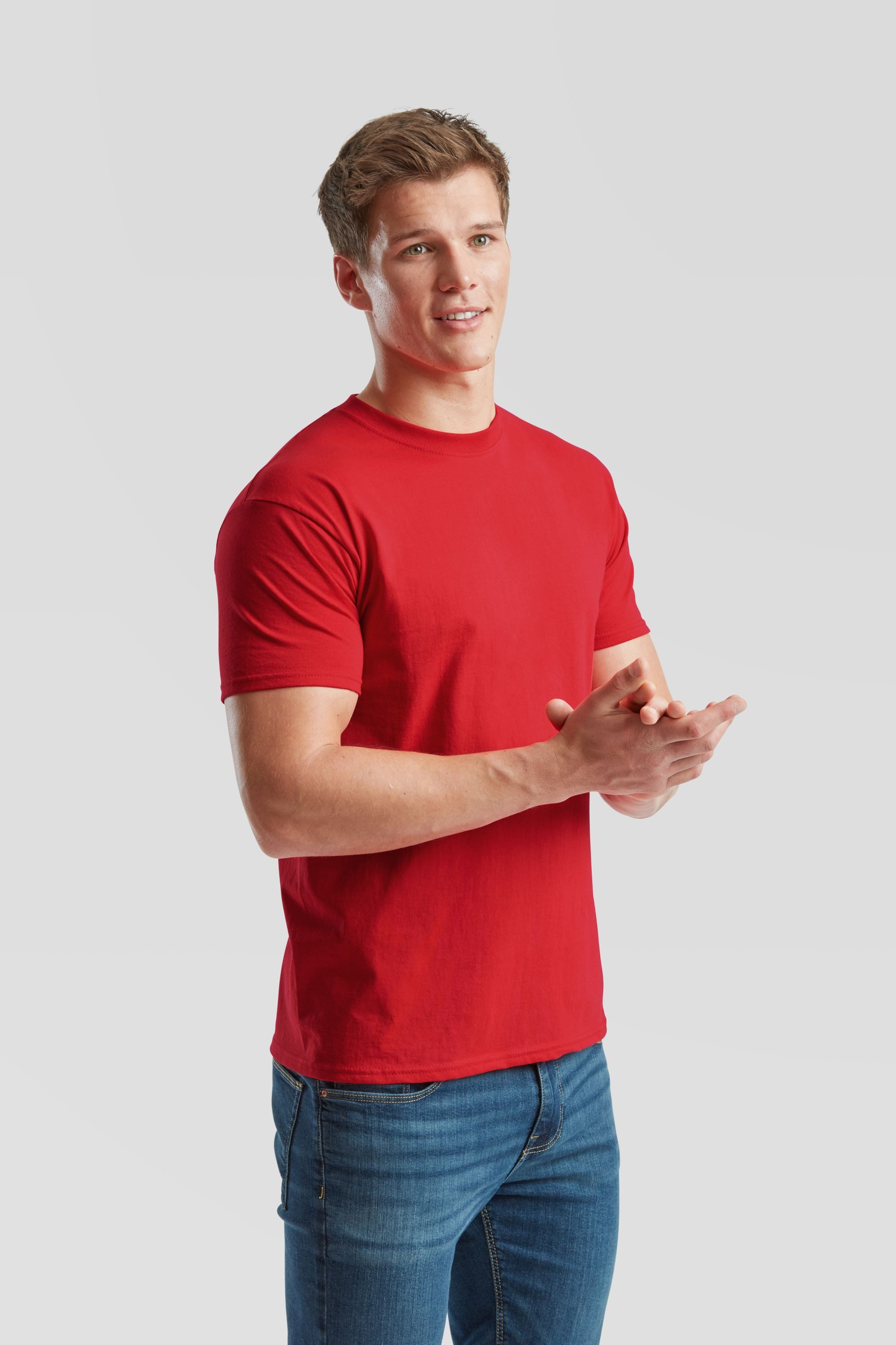 Fruit of the Loom Rundhalsshirt Fruit of the Loom Super Premium T – Bild 4 von 5