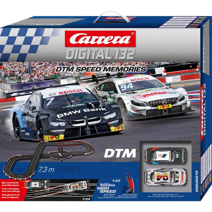 Carrera® Autorennbahn Carrera® Digital 132 - DTM Speed Memories (Streckenlänge 7 3 m)
