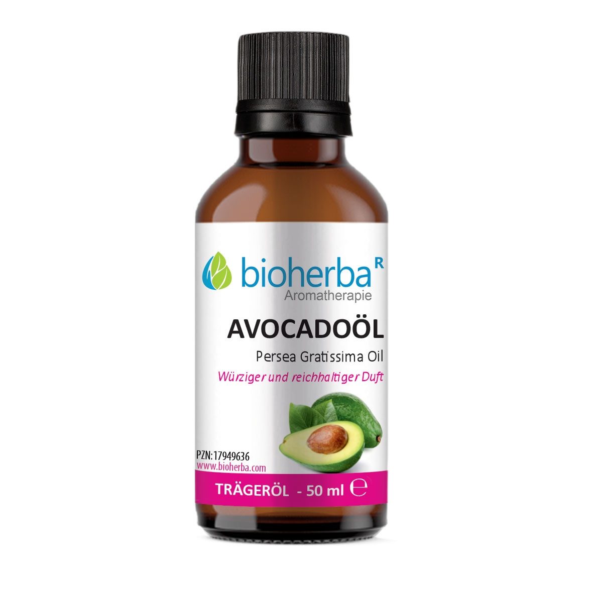 BIOHERBA R Pflege-Set Avocadoöl Reines Avocado-Trägeröl 50 ml