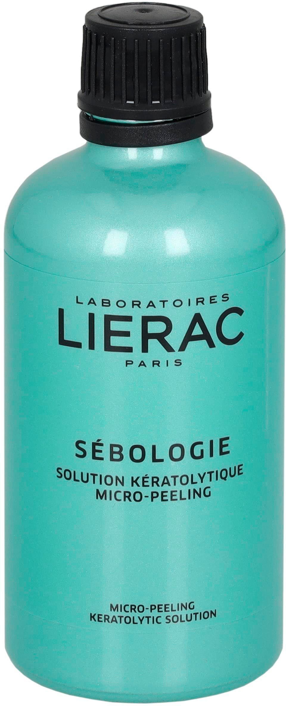 Micro-Peeling LIERAC Gesichts-Reinigungsfluid Solution Keratolytique Sebologie