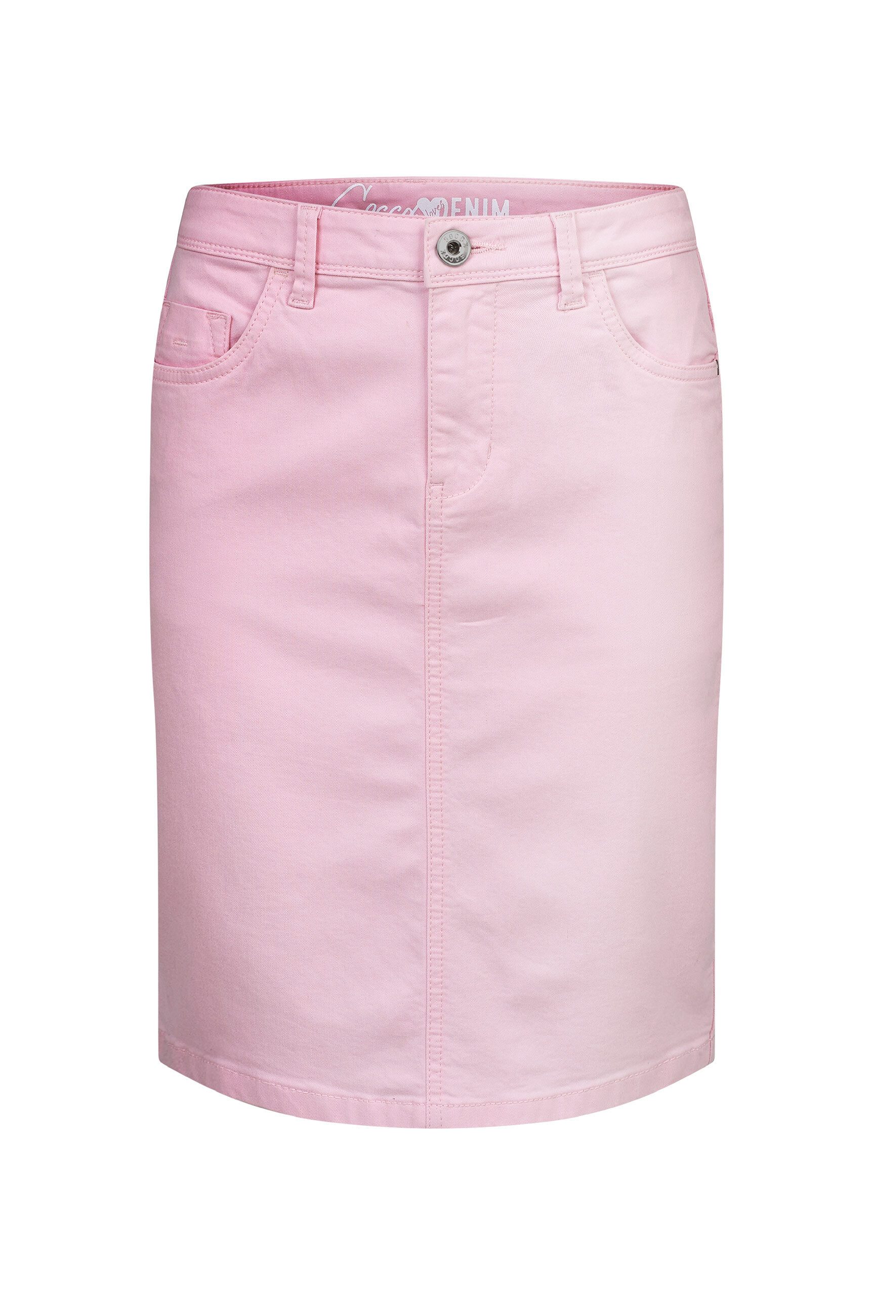 SOCCX Jeansrock mit Gehschlitz