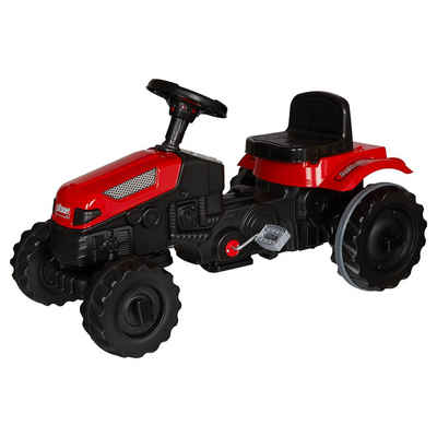 Lemodo Trettraktor Kinder Traktor mit Kettenantrieb, Kinderfahrzeug ab 3 Jahre